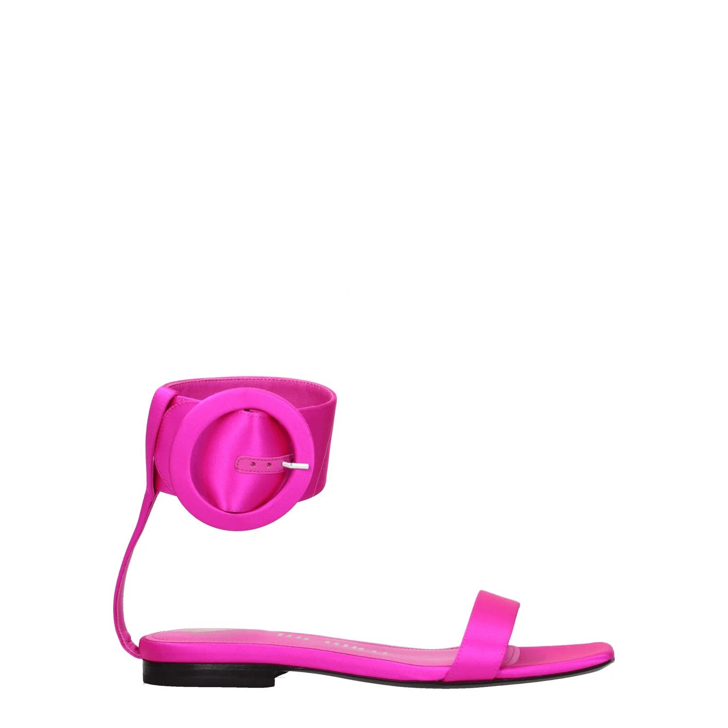 The Attico ob1o1e1224 Satin Sandals in Fuchsia Size US 7 / IT 37 - 1 Thumbnail