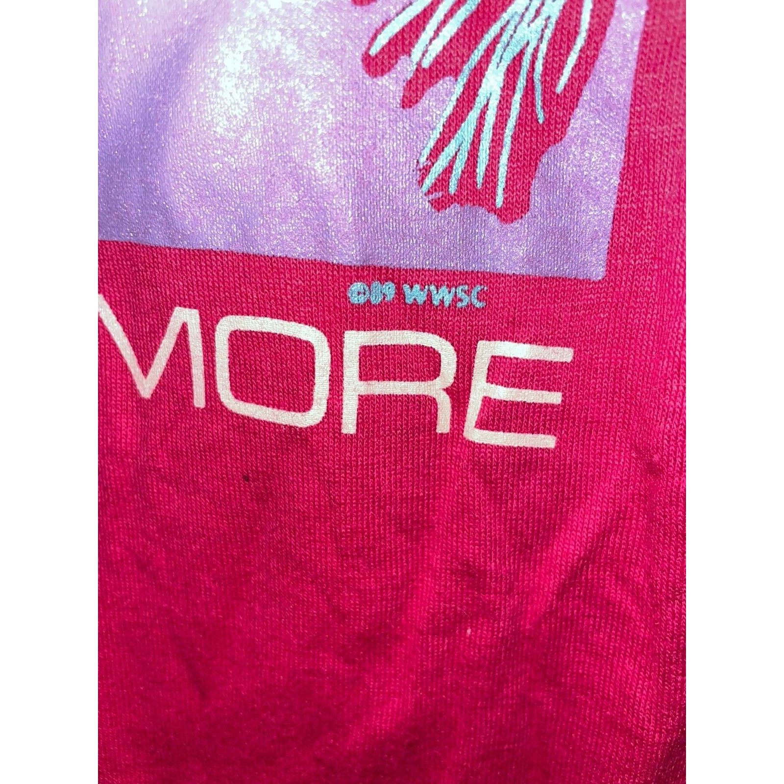 Jerzees Vintage Mount Rushmore Shirt Flower Pink 1989 Tee 80s VTG M Size US M / EU 48-50 / 2 - 7 Thumbnail