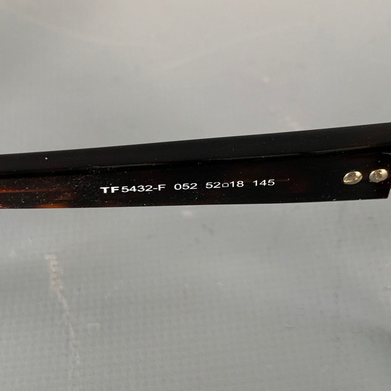 Tom Ford TOM FORD Brown Beige Tortoiseshell Acetate Frames Size ONE SIZE - 5 Thumbnail