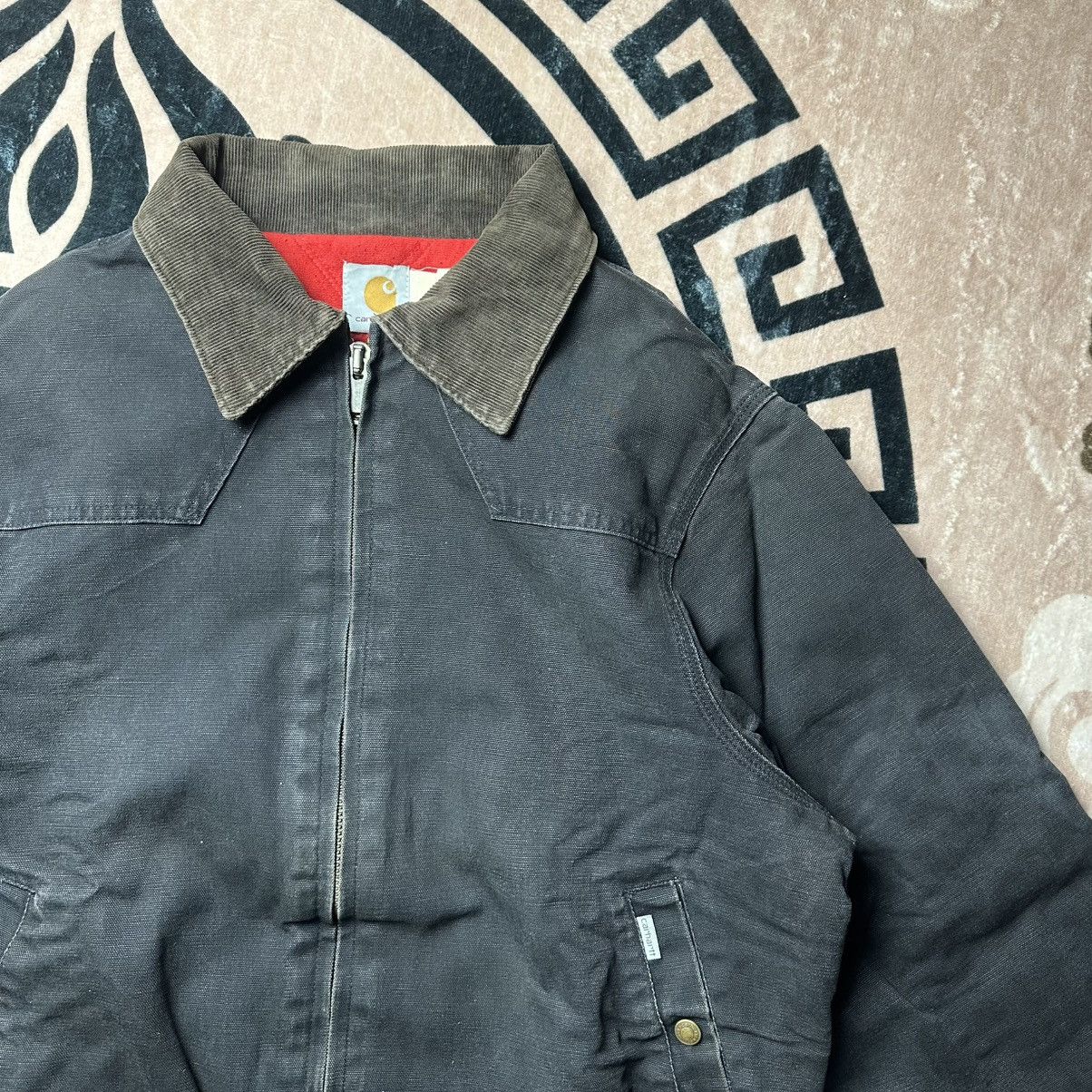 Carhartt Vintage Black Carhartt Corduroy Collar Jacket Size US L / EU 52-54 / 3 - 3 Thumbnail