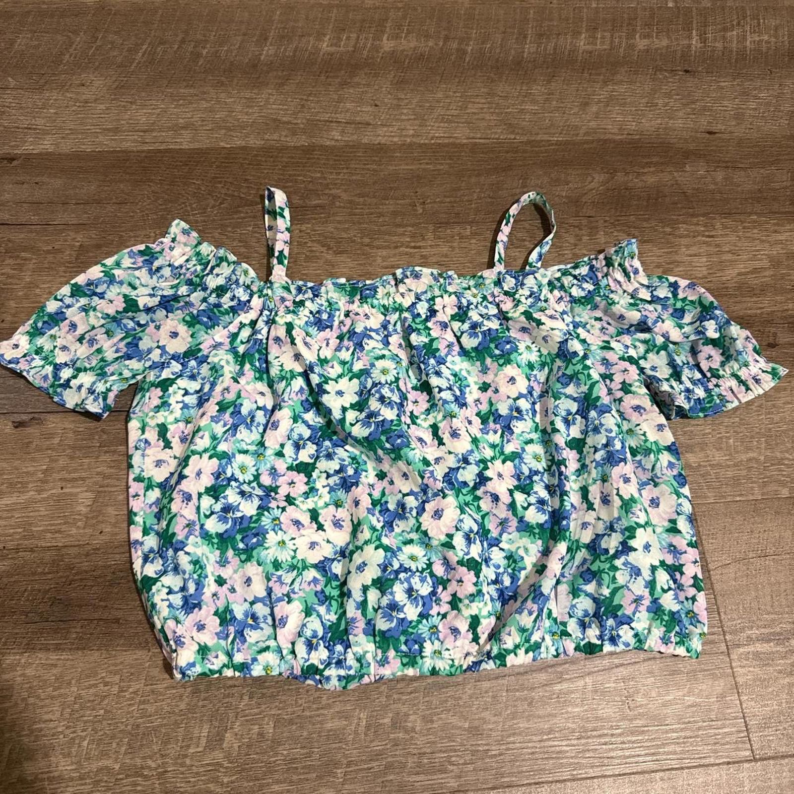 Other Janie and Jack Kid's Multi and Green Tshirt Size 16 Size US XXS / EU 40 - 1 Thumbnail