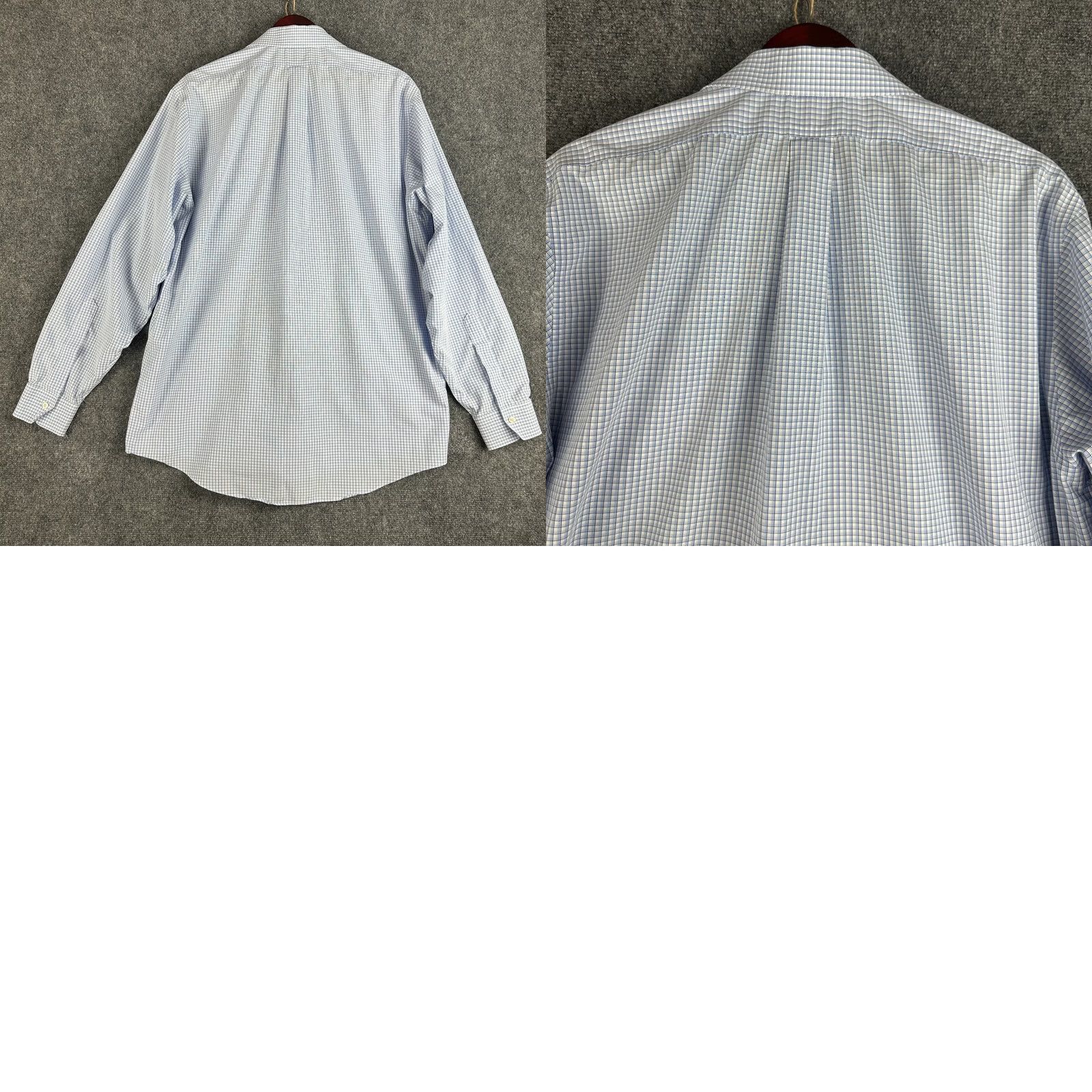 Brooks Brothers Brooks Brothers Madison Shirt Mens 16.5 Non Iron Blue White Check Cott Button Up Size US XL / EU 56 / 4 - 8 Thumbnail