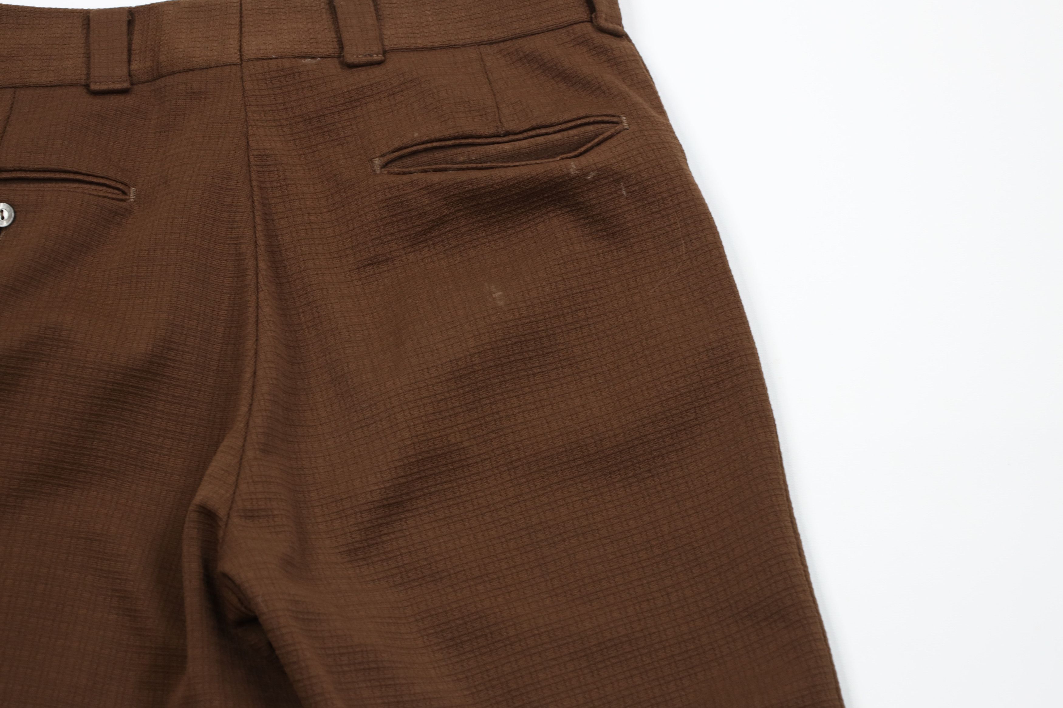 Vintage Vintage 60s 70s Streetwear Knit Bell Bottoms Pants Brown USA Size US 32 / EU 48 - 12 Thumbnail