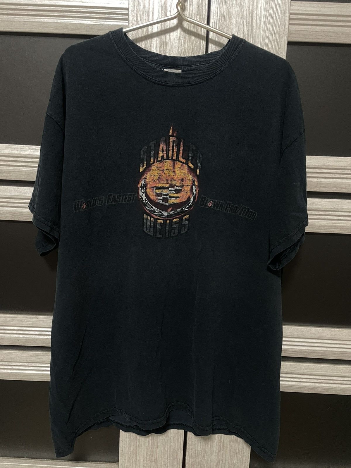 Vintage Vintage John Stanley & Weiss Drag Racing Cadillac T Shirt Size US L / EU 52-54 / 3 - 2 Thumbnail