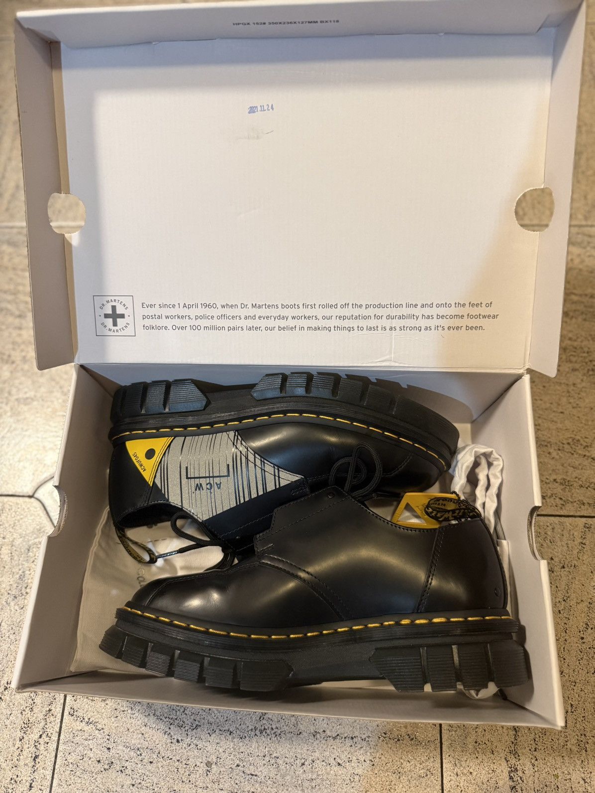 A-COLD-WALL* × Dr. Martens Dr Marten x ACW Rikard Size US 9 / EU 42 - 1 Thumbnail