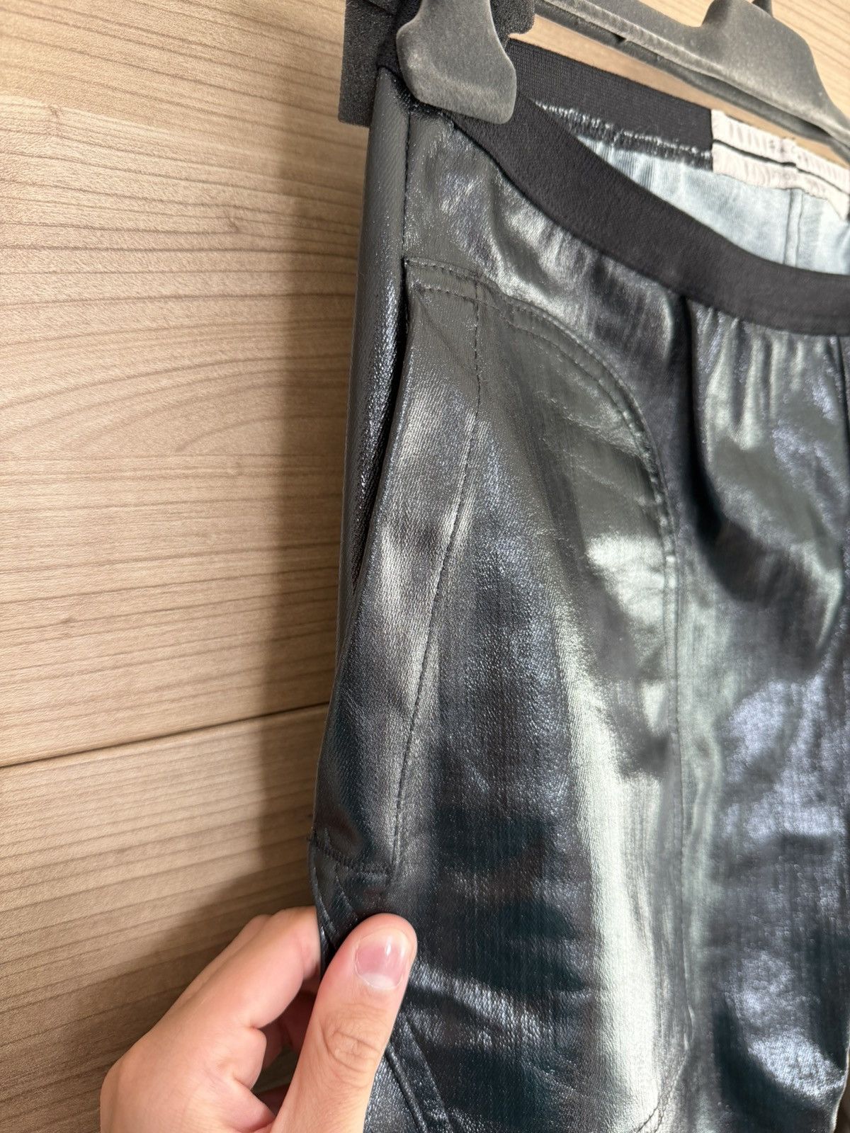 Rick Owens Rick Owens Waxed Leggings Strobe FW22 Size 30" / US 8 / IT 44 - 4 Thumbnail