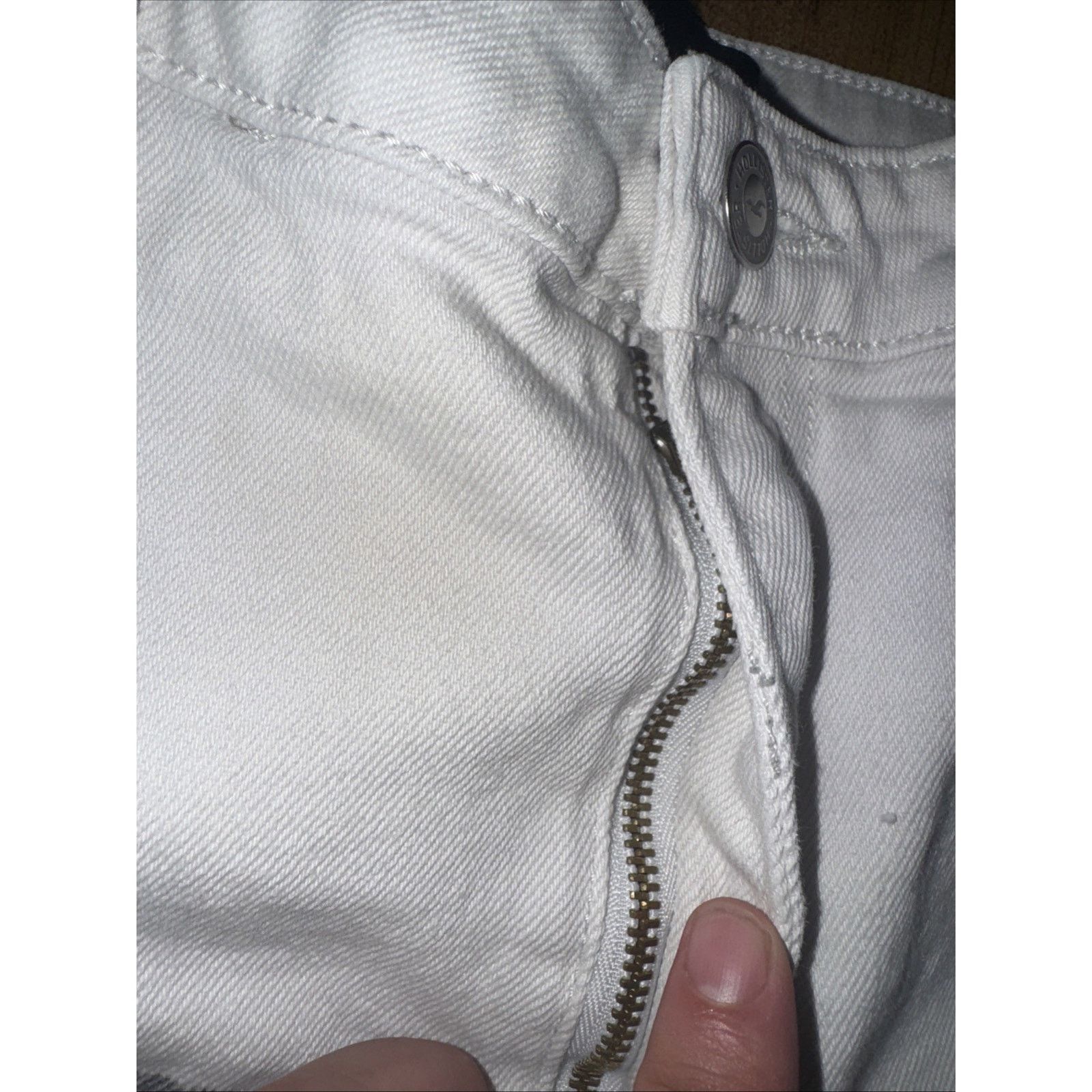 Hollister Hollister Ultra High Rise White Graphic Jeans Size 7R 28x31 Size 28" / US 6 / IT 42 - 4 Thumbnail