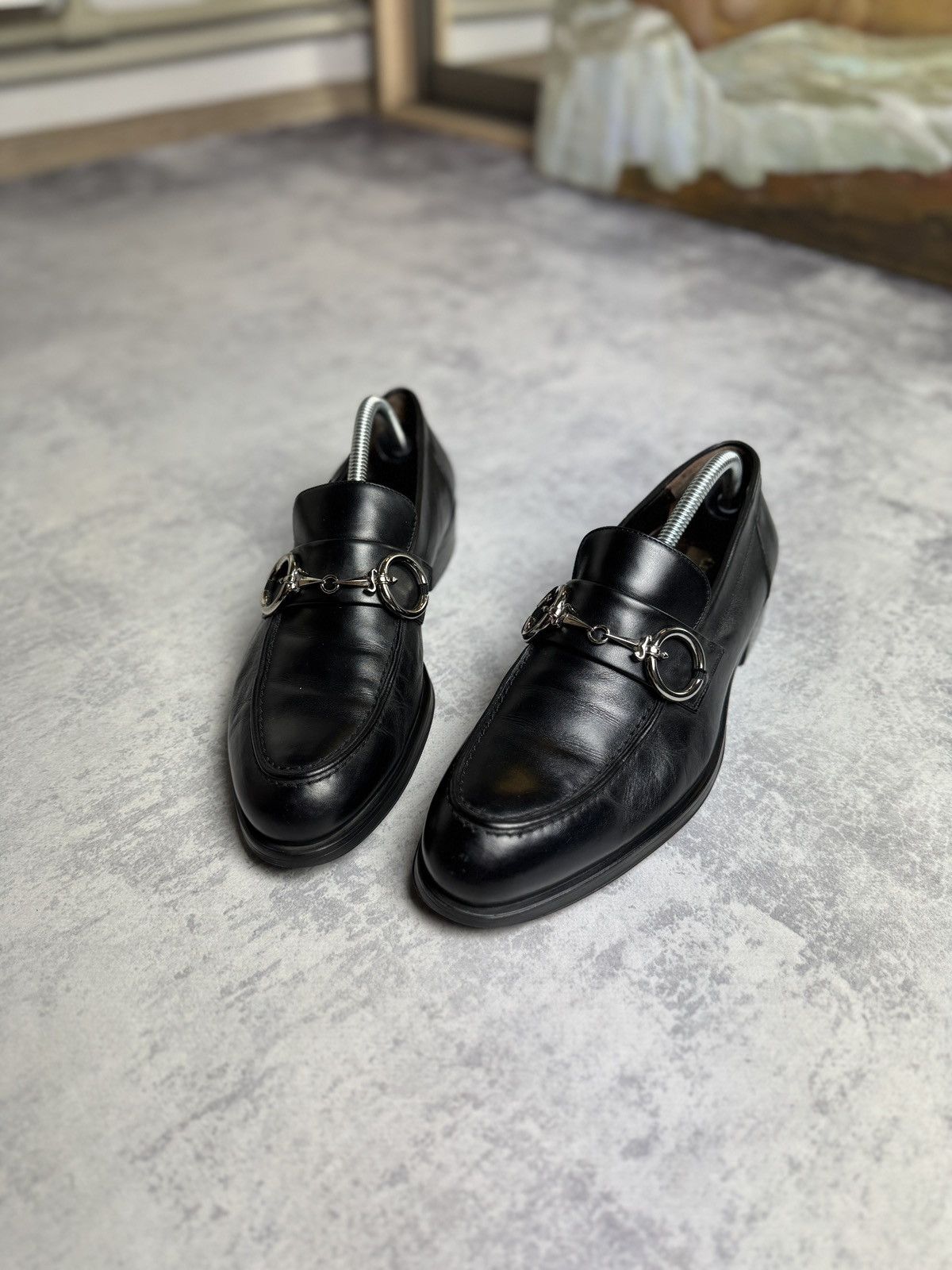 Cesare Paciotti 90's Leather Luxury Loafers Formal Shoes