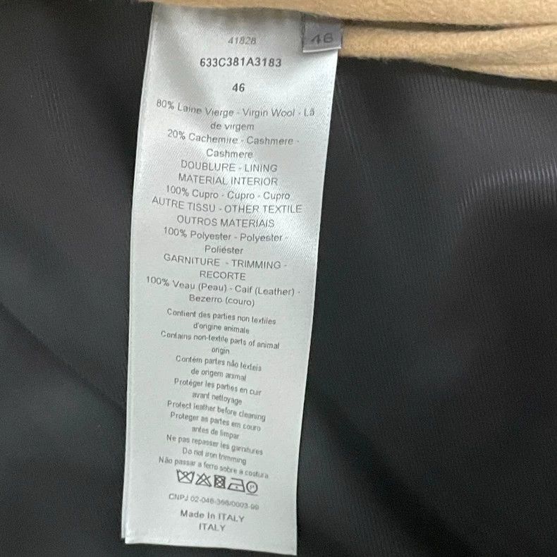 Dior Dior 16 Autumn and Winter Show Camel Fisherman Coat 2502-Ne Size US S / EU 44-46 / 1 - 8 Thumbnail