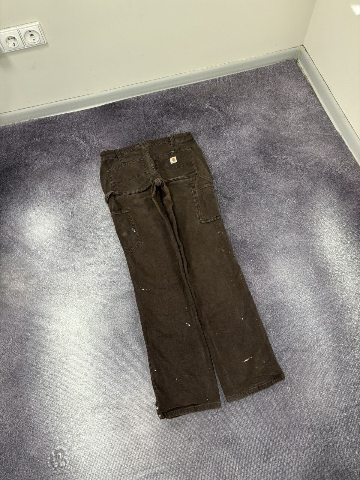 Carhartt Vintage Carhartt Workwear Y2K Brown Hype Carpenter Pants Size US 30 / EU 46 - 3 Thumbnail