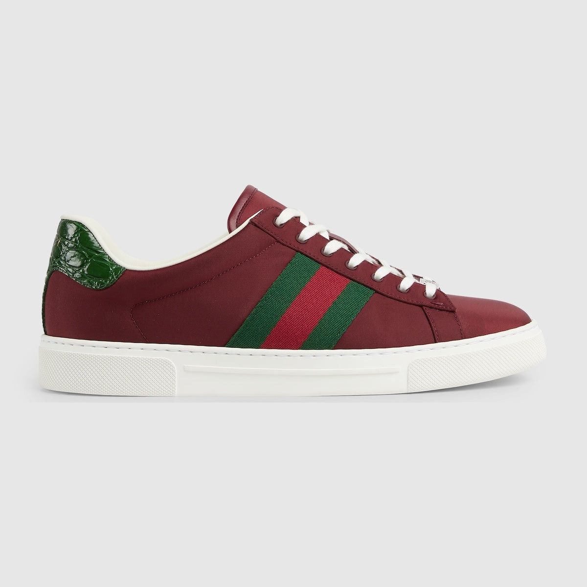 Gucci Gucci Ace Web Nylon Sneakers SIZE 8 Size ONE SIZE - 1 Thumbnail