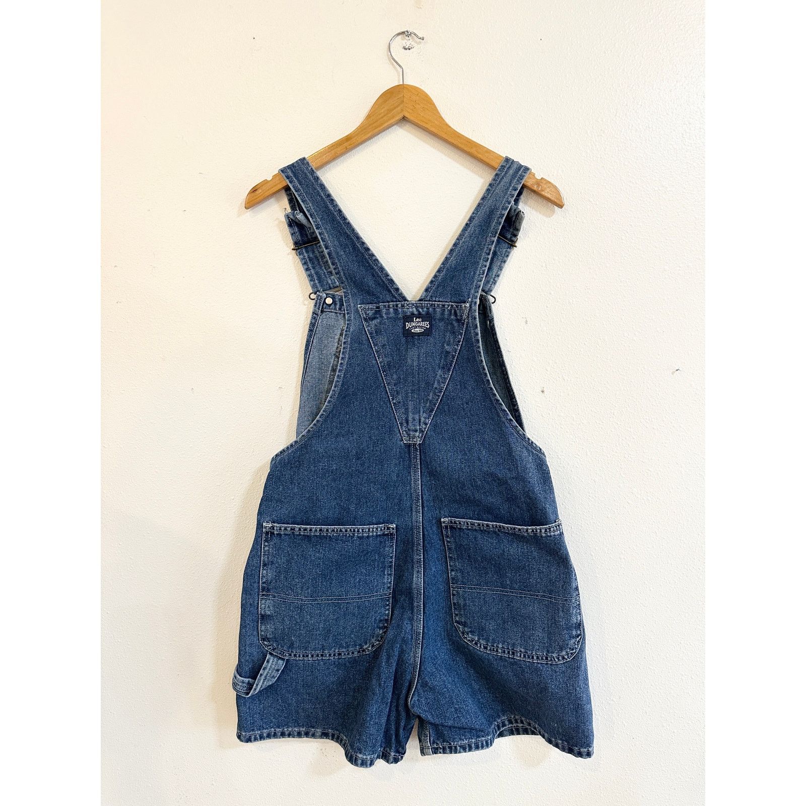 Lee Vintage 90's Lee Dungarees Shortalls Women's Medium Size 30" / US 8 / IT 44 - 2 Thumbnail