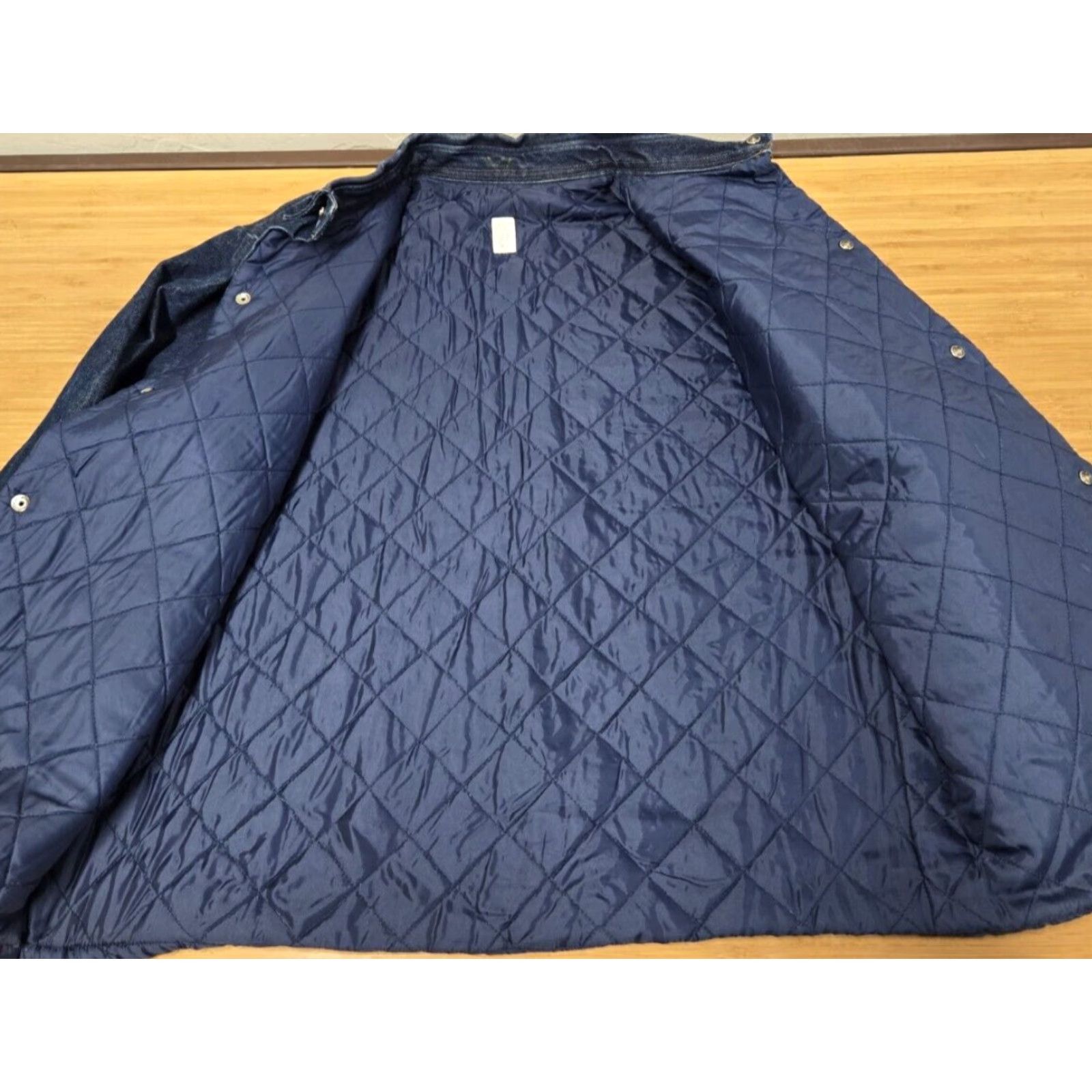 Vintage VINTAGE Silver State Industries Denim Jacket Barn Chore Coat Quilt Lining XL Blue Men Overcoat Jacket Size US XL / EU 56 / 4 - 5 Thumbnail