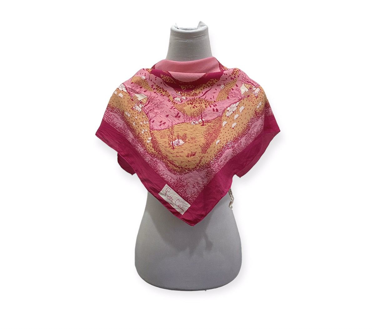 Pierre Cardin Pierre Cardin Overprint Scarves/Handkerchief/Neckerchief Size ONE SIZE - 1 Thumbnail