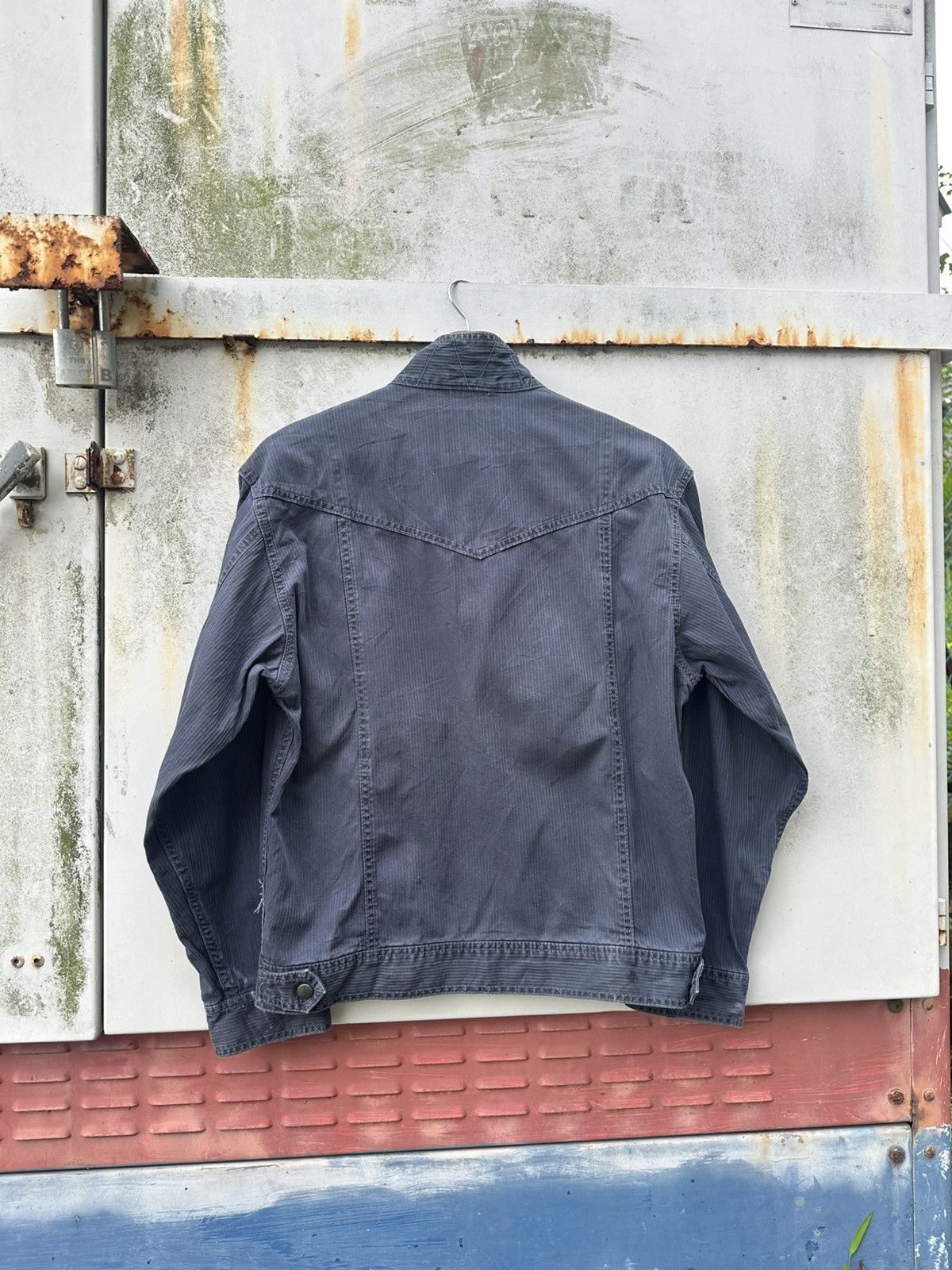Vintage 👹Dogman Denim Trucker Jacket Size US M / EU 48-50 / 2 - 8 Thumbnail