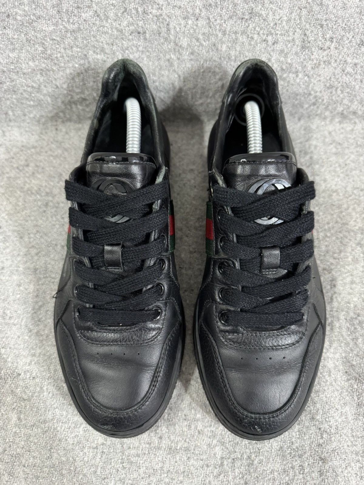 Gucci Gucci Ace Coda Web Stripe Low Leather Sneakers size 36 Italy Size US 6 / IT 36 - 4 Thumbnail