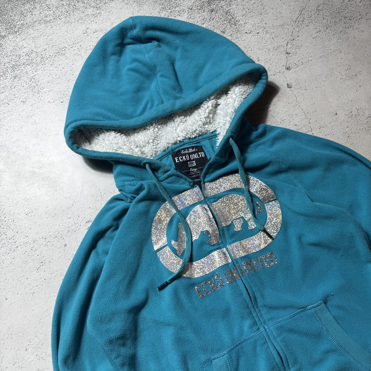 Ecko Unltd. × Rap Tees vintage y2k zip hoodie ecko unlimited with big rhino horn Size L / US 10 / IT 46 - 2 Thumbnail