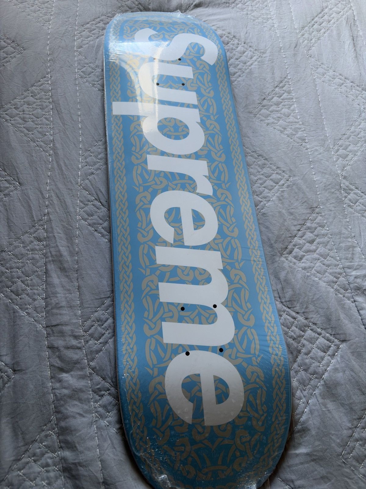 Supreme Supreme Celtic Knot Skateboard Deck Blue | Grailed