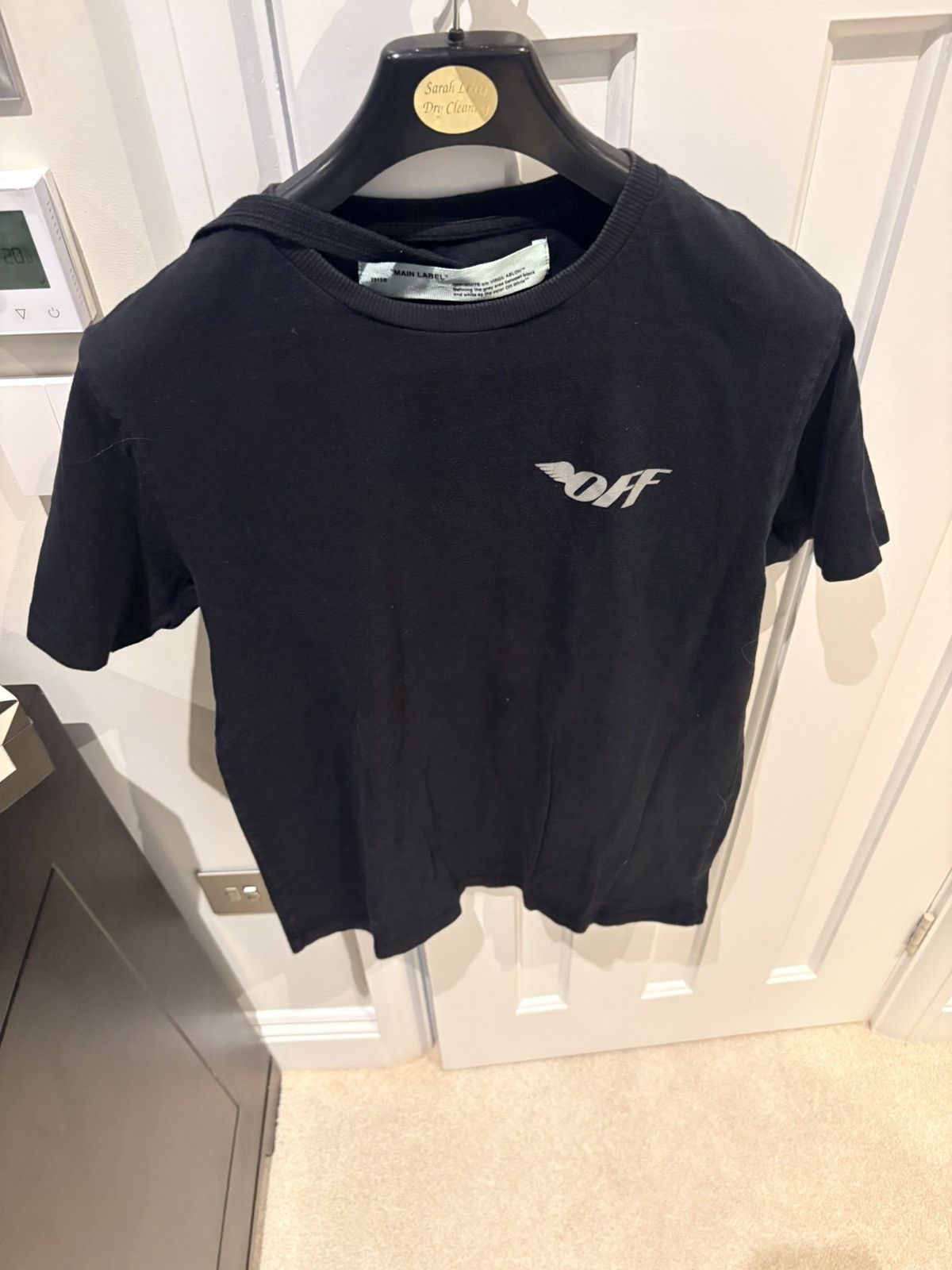 Black & Grey Off-White Tee