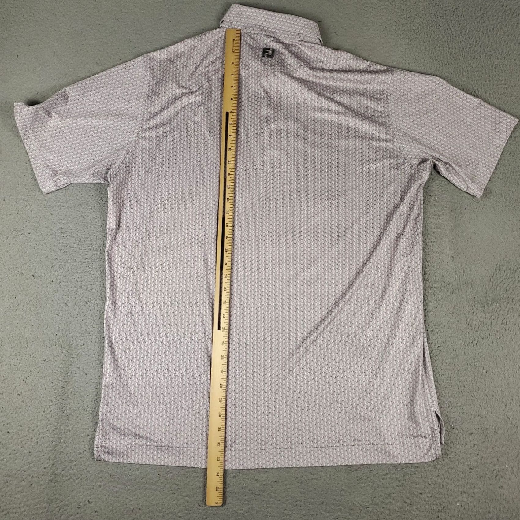 Footjoy FootJoy Shirt Mens XL Pink Polo Size Shells Print Casual Golf Short Sleeve Size US XL / EU 56 / 4 - 4 Thumbnail