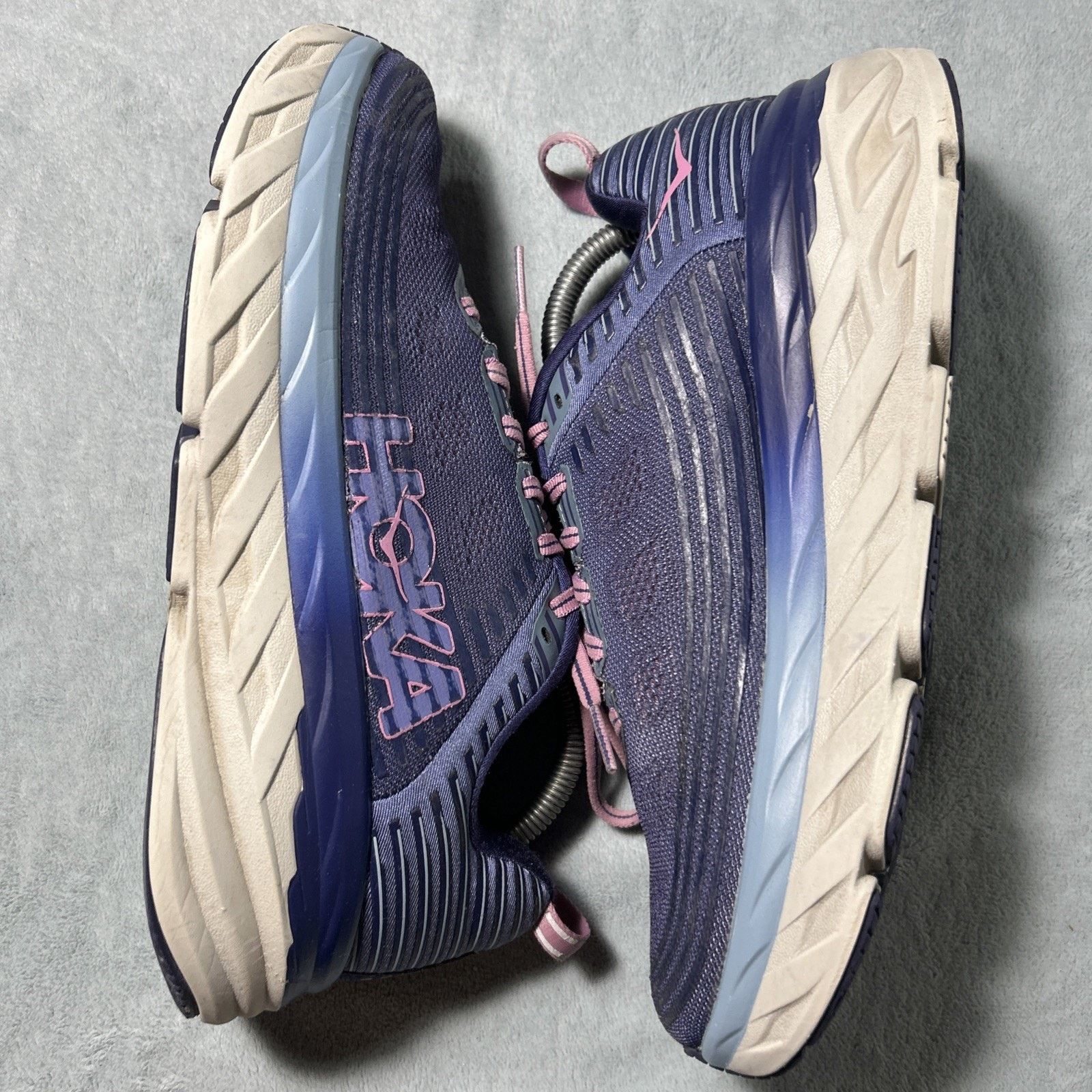 Hoka HOKA ONE ONE Bondi 6 Shoes Womens 9 Purple Running Trail Size US 7.5 / IT 37.5 - 1 Thumbnail