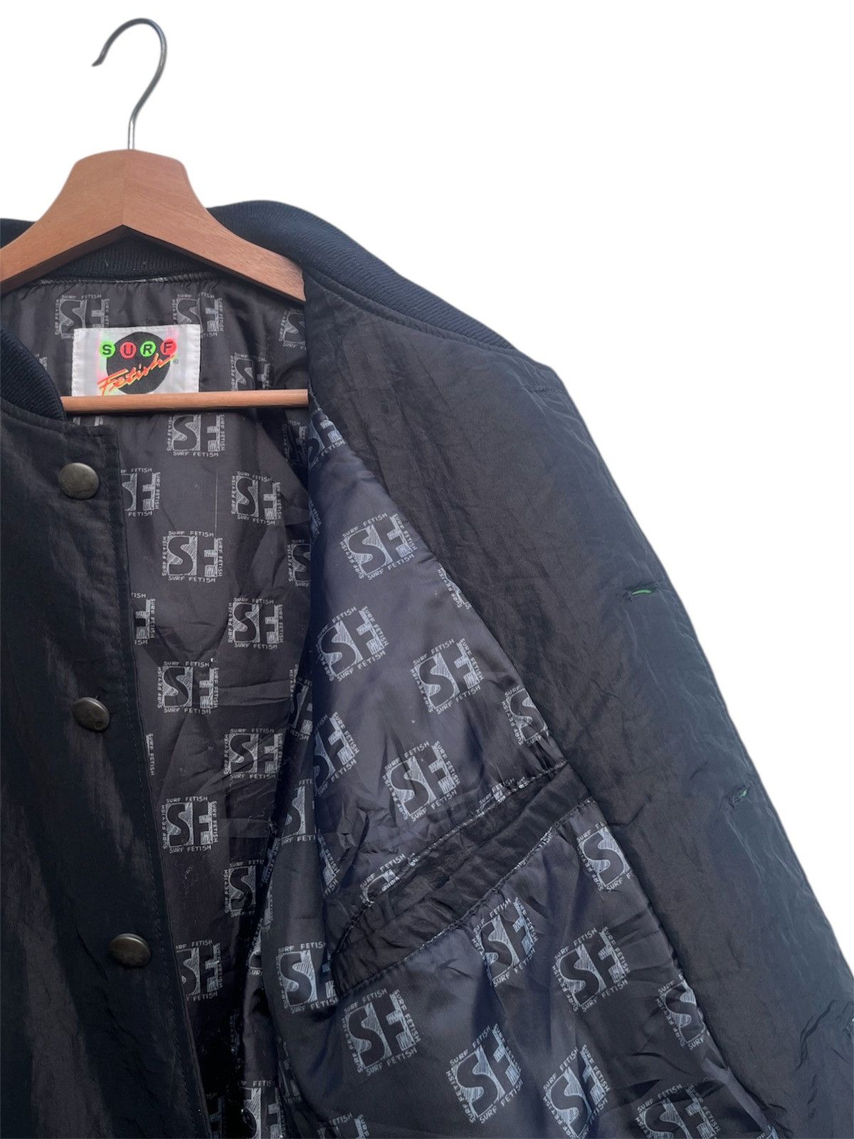 Sun Surf Vintage Surf Fetish Neon Green Bomber Jacket Size US L / EU 52-54 / 3 - 10 Thumbnail