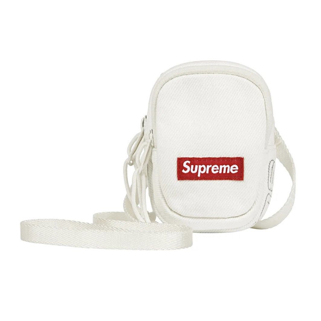 Supreme Supreme Denim Mini Utility Bag White Size ONE SIZE - 1 Thumbnail