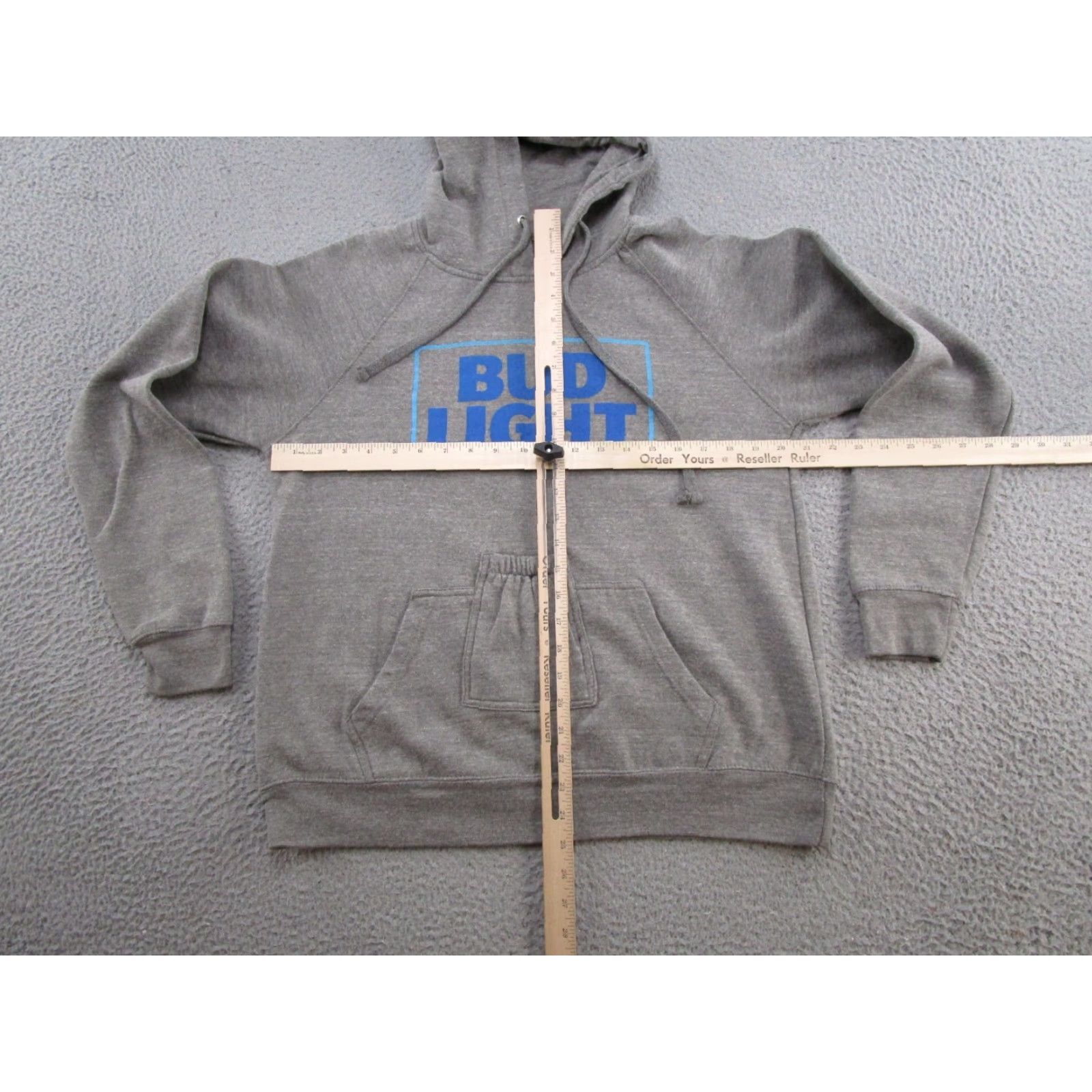 Vintage VINTAGE Brew City Bud Light Hoodie Shirt Men Gray Pouch Pocket Logo Graphic Print Pockets Hooded Pullover MSzz Size US M / EU 48-50 / 2 - 5 Thumbnail