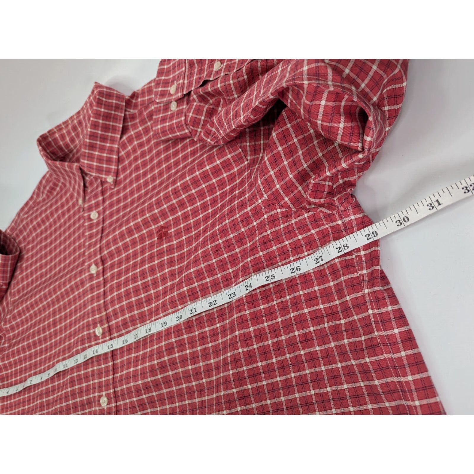 Brooks Brothers Brooks Brothers Shirt Mens 2XL Plaid Red Non-Iron Supima Cotton Long Sleeve Button-Up Button-Down Size US XXL / EU 58 / 5 - 6 Thumbnail