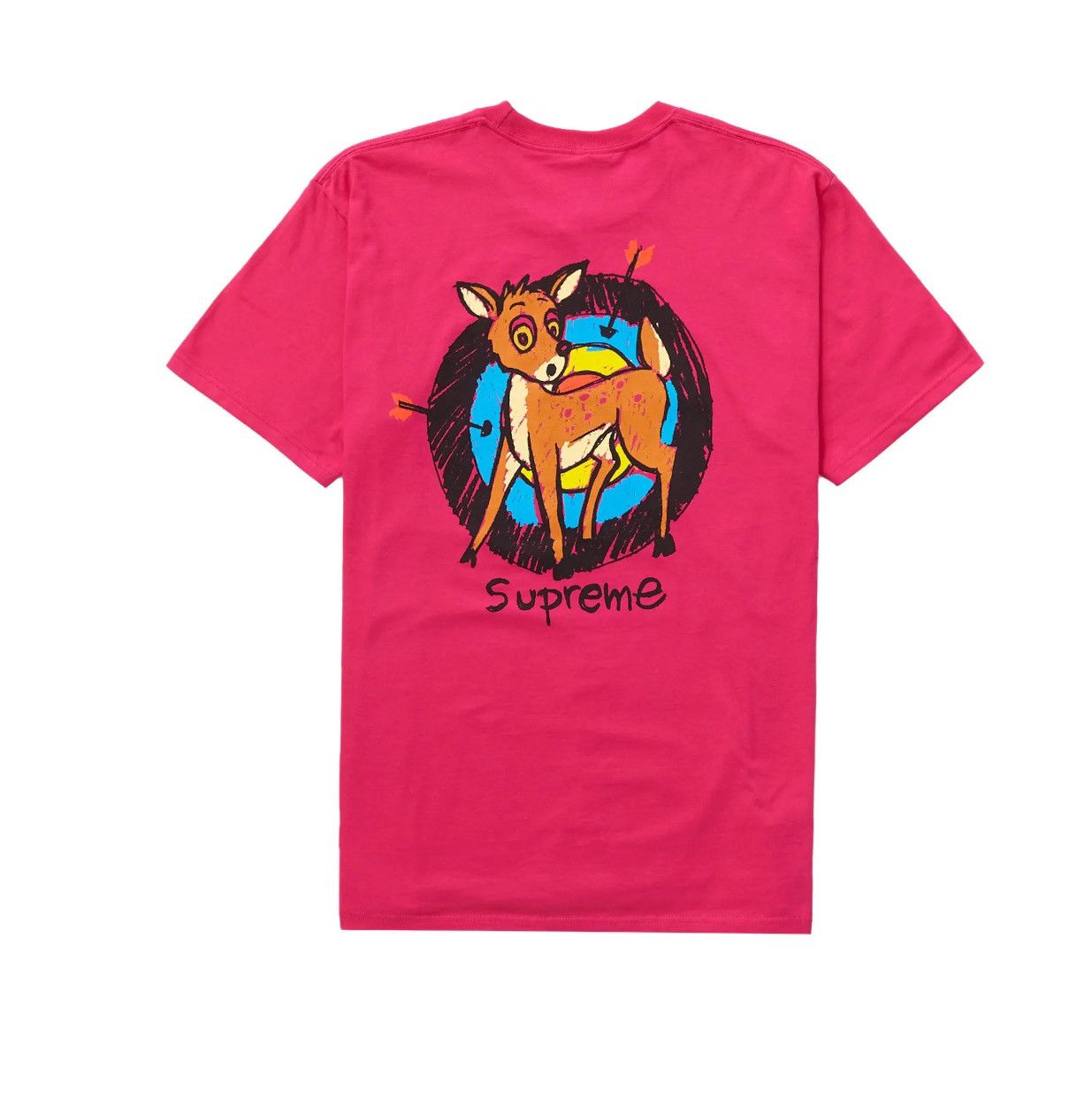 Supreme Supreme Deer Tee Pink Size: Medium Size US M / EU 48-50 / 2 - 2 Thumbnail
