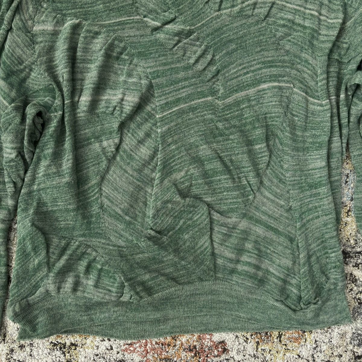 Kapital Amachi wool heathered ruched sweater heather organic Japan Size US S / EU 44-46 / 1 - 5 Thumbnail