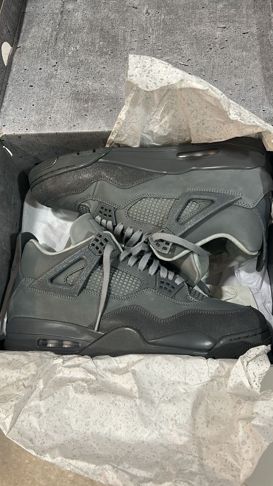 Jordan Brand Jordan 4’s “Wet Cement” Size US 13 / EU 46 - 1 Thumbnail