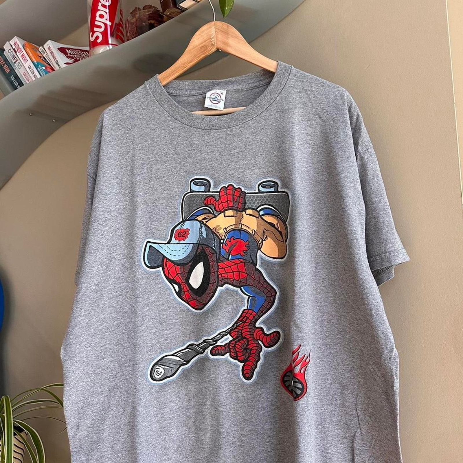 Marvel Comics × Vintage Vintage Spider-Man Marvel Shirt Size US XL / EU 56 / 4 - 2 Thumbnail