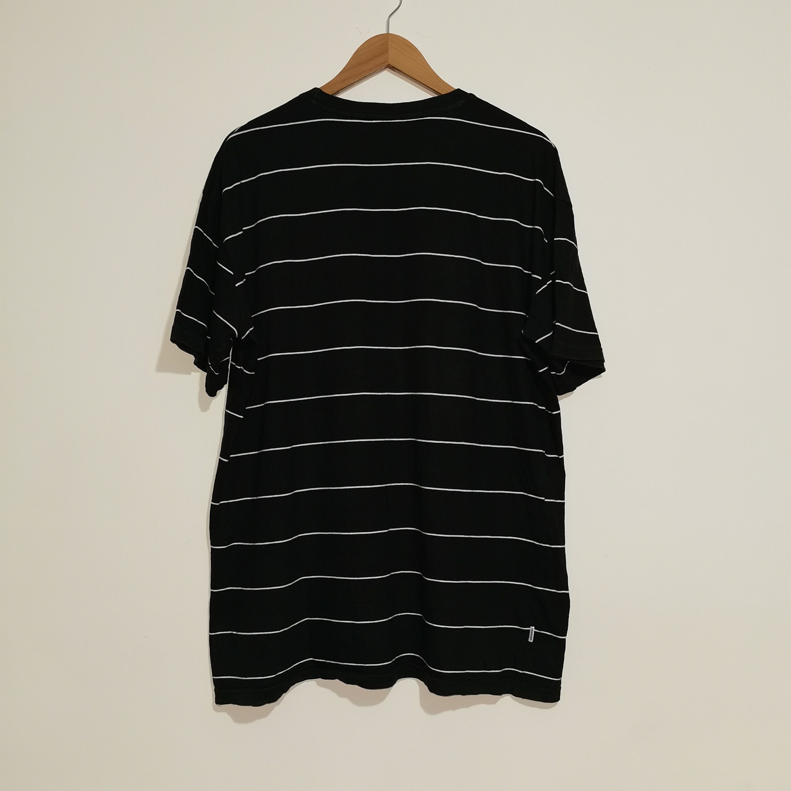 Stussy Rare Stussy Box Stripe Embroidery Logo Shirt Size US XL / EU 56 / 4 - 13 Thumbnail