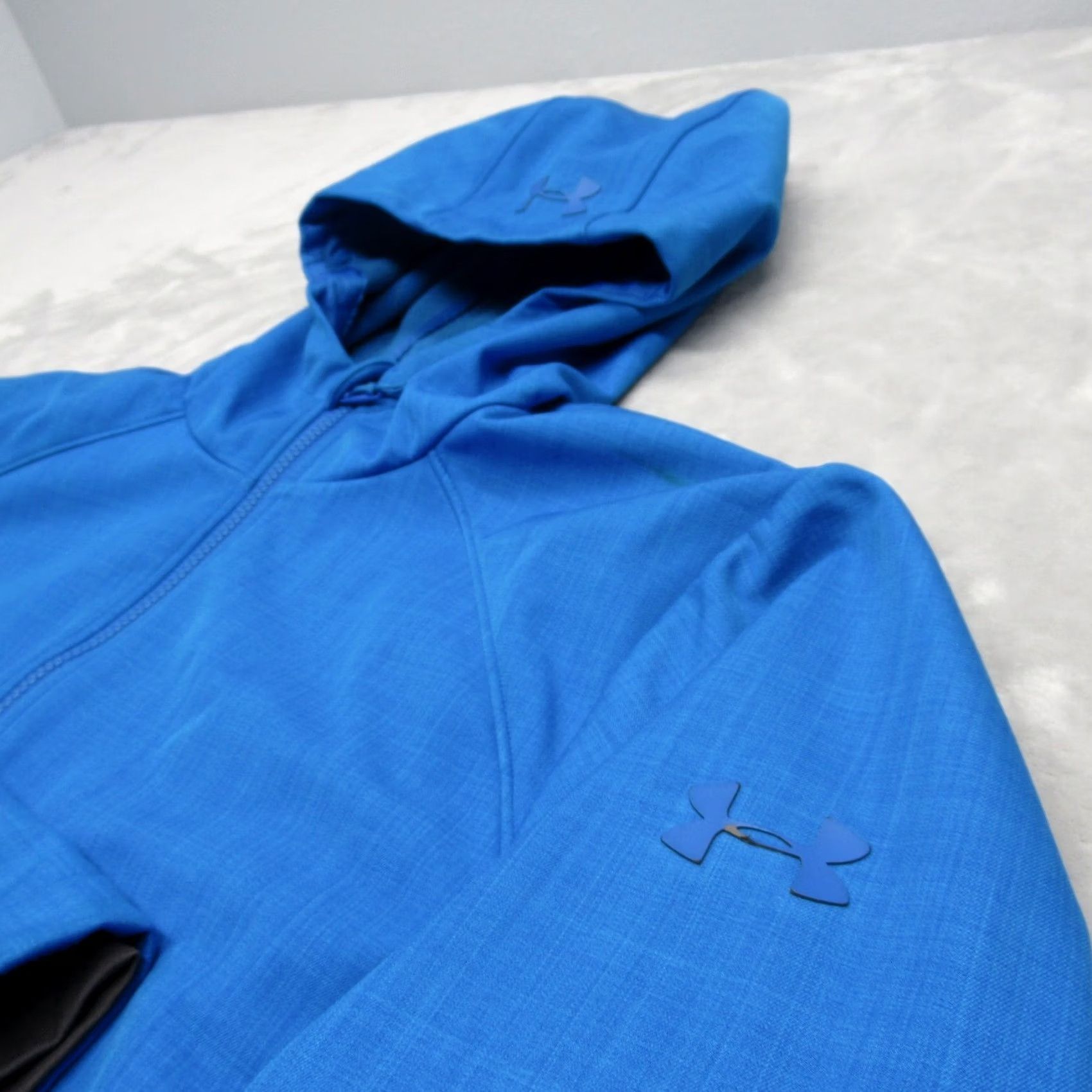 Under Armour Under Armour Storm Jacket Mens Small Blue Hooded Water Resistant Full Zip Size US S / EU 44-46 / 1 - 7 Thumbnail