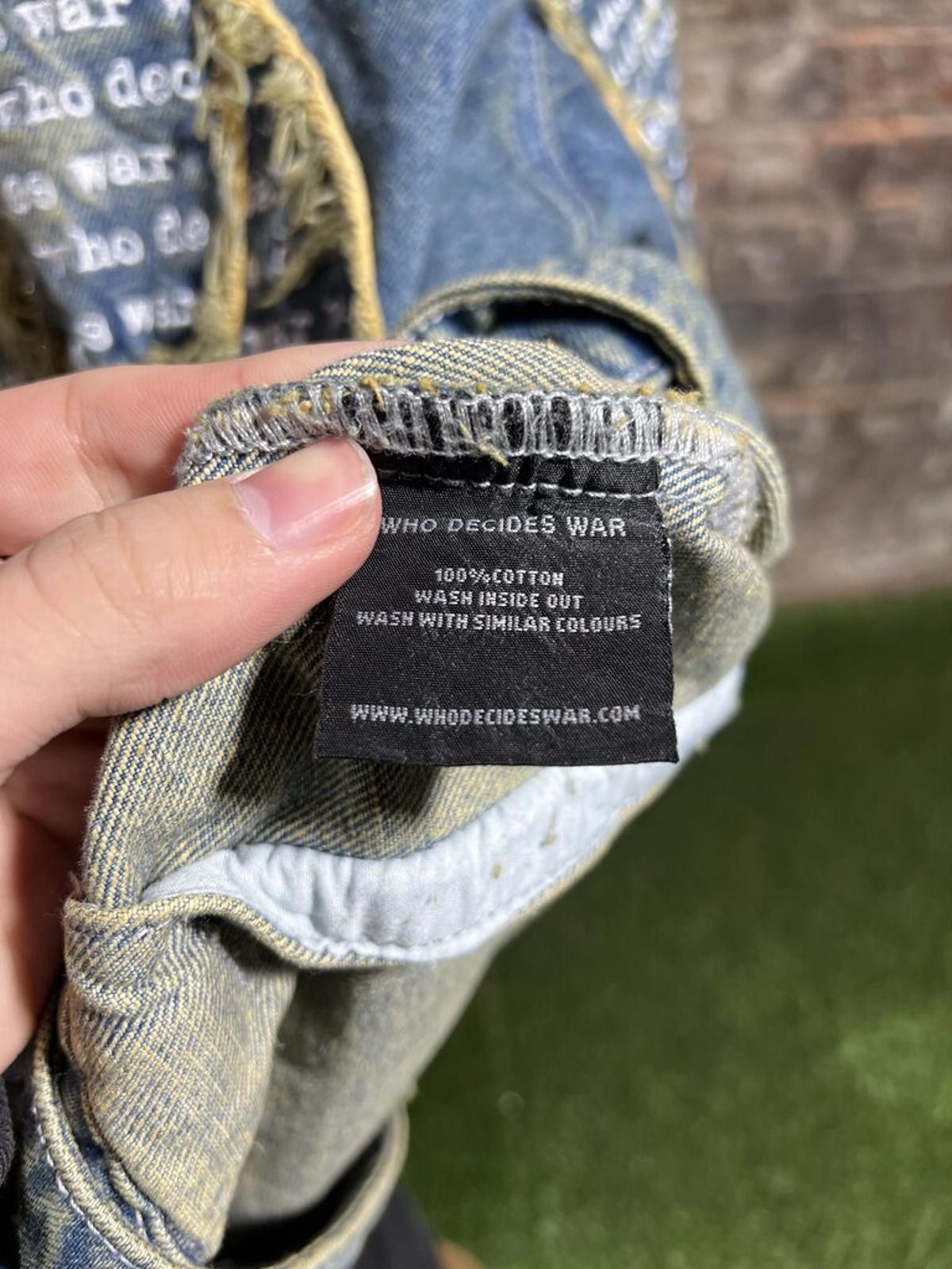 Who Decides War Who Decides War Overlay Denim Jacket Sz. XL Size US XL / EU 56 / 4 - 4 Thumbnail