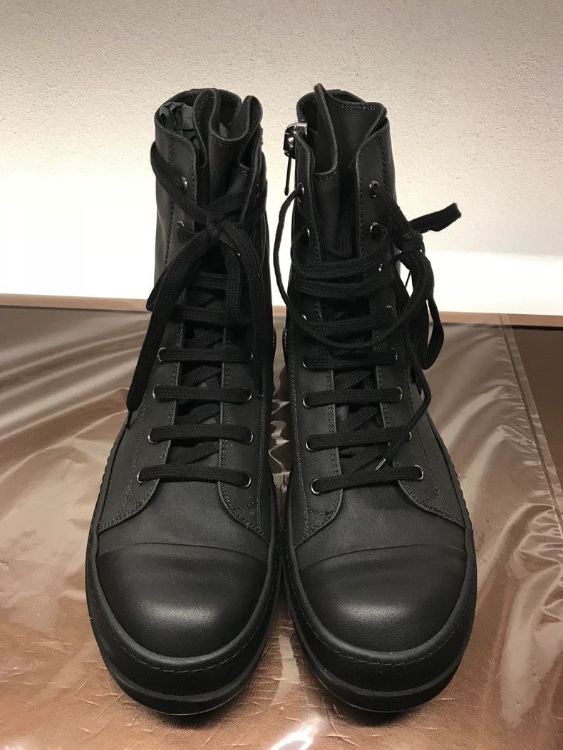 Rick Owens RICK OWENS DRKSHDW Black High-Top Sneakers-dmc Size US 8.5 / EU 41-42 - 1 Thumbnail