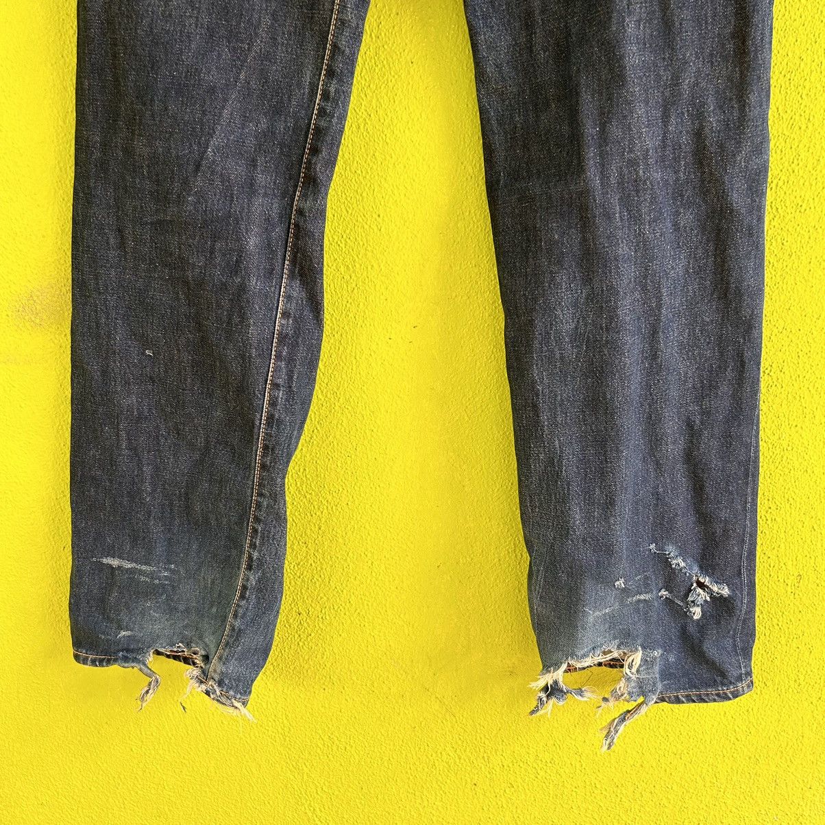 Edwin Vintage Edwin Overalls Sanforized Selvedge Distressed Denim Size US 30 / EU 46 - 11 Thumbnail