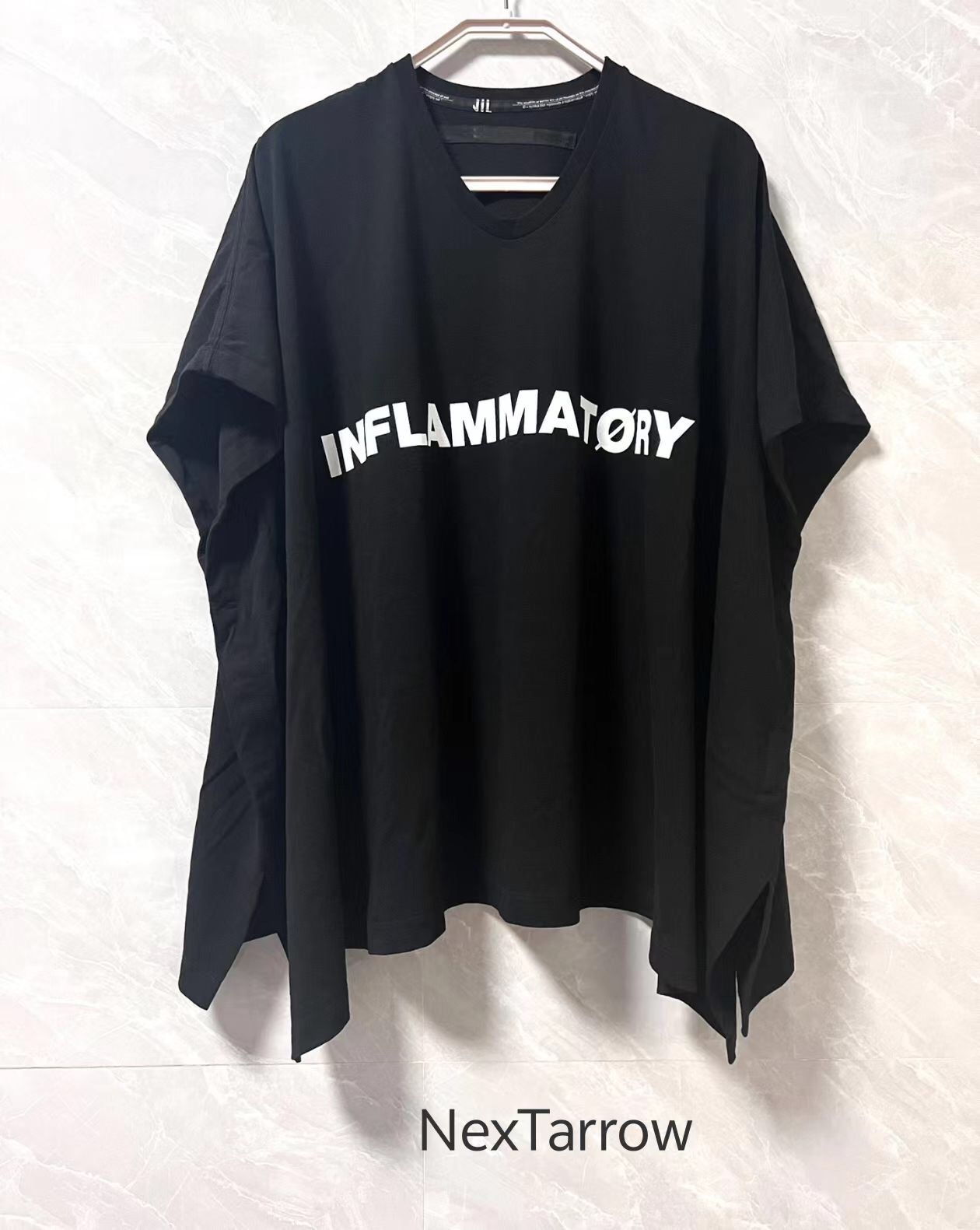 Julius Julius_7 sub line Nilos printed flag T-shirt 2412-Nextarrow Size US S / EU 44-46 / 1 - 1 Thumbnail