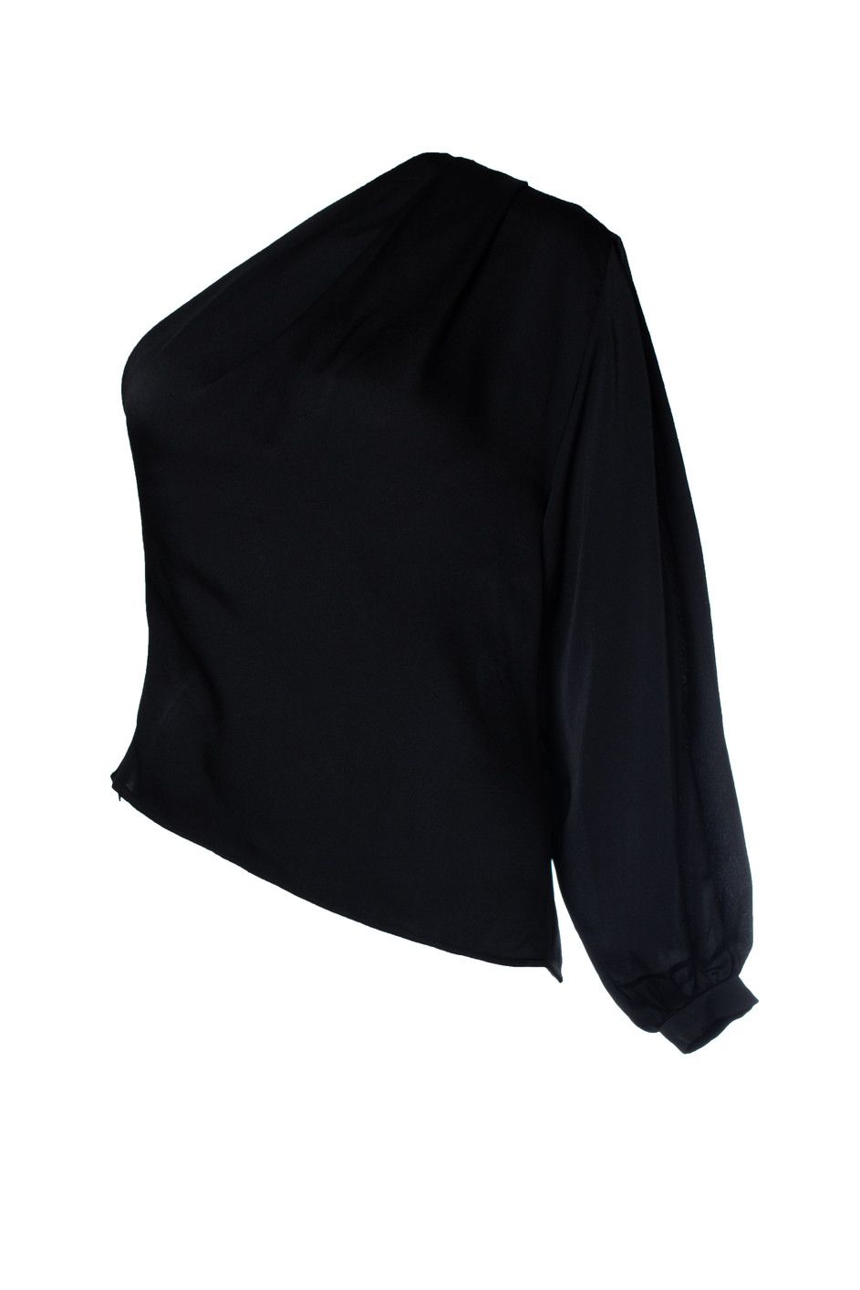 Iro IRO, black one shoulder Gingera top Size S / US 4 / IT 40 - 1 Thumbnail