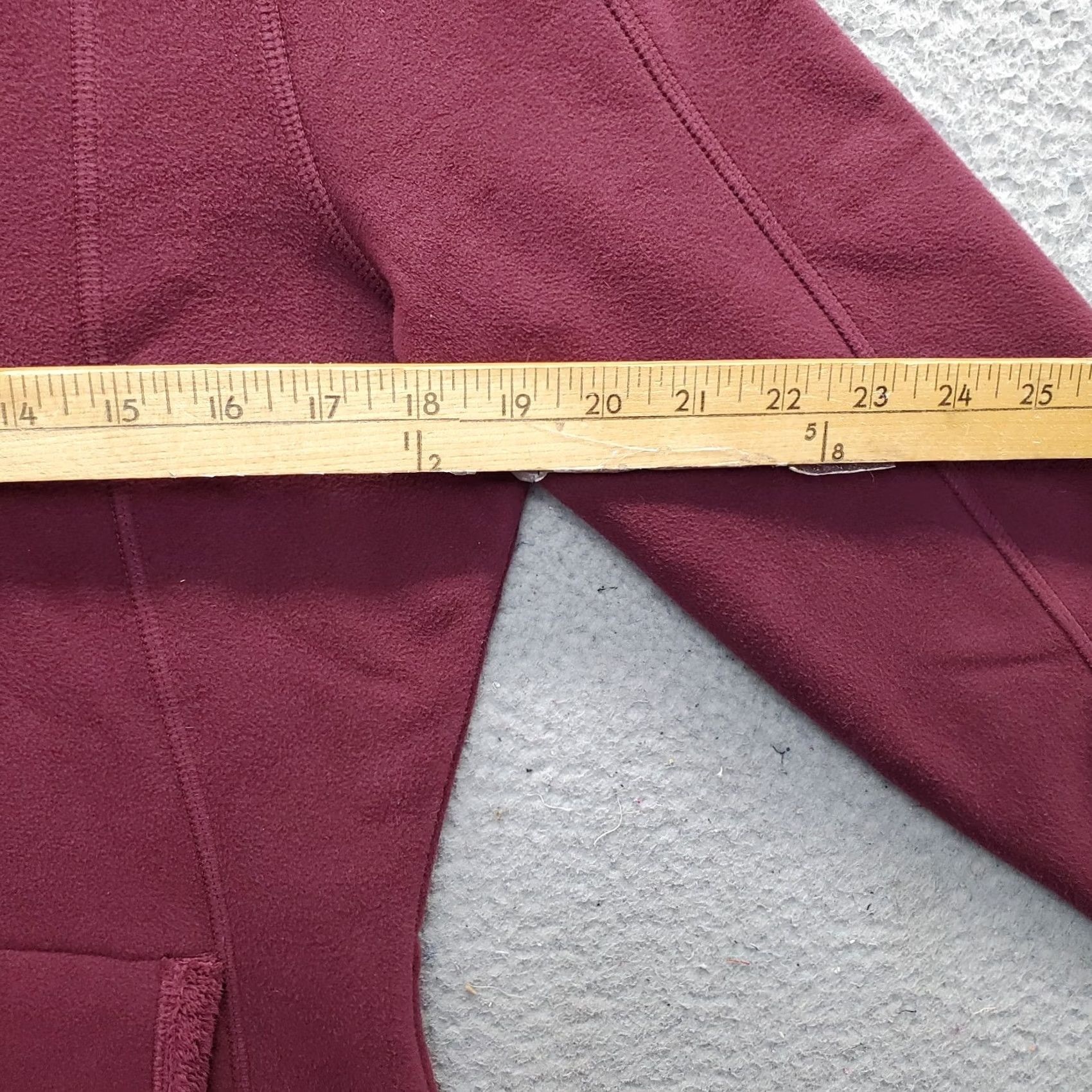 The North Face The North Face Jacket Womens M Burgundy Fuzzy Berry Fleece Sherpa Lined Full Zip Size M / US 6-8 / IT 42-44 - 3 Thumbnail