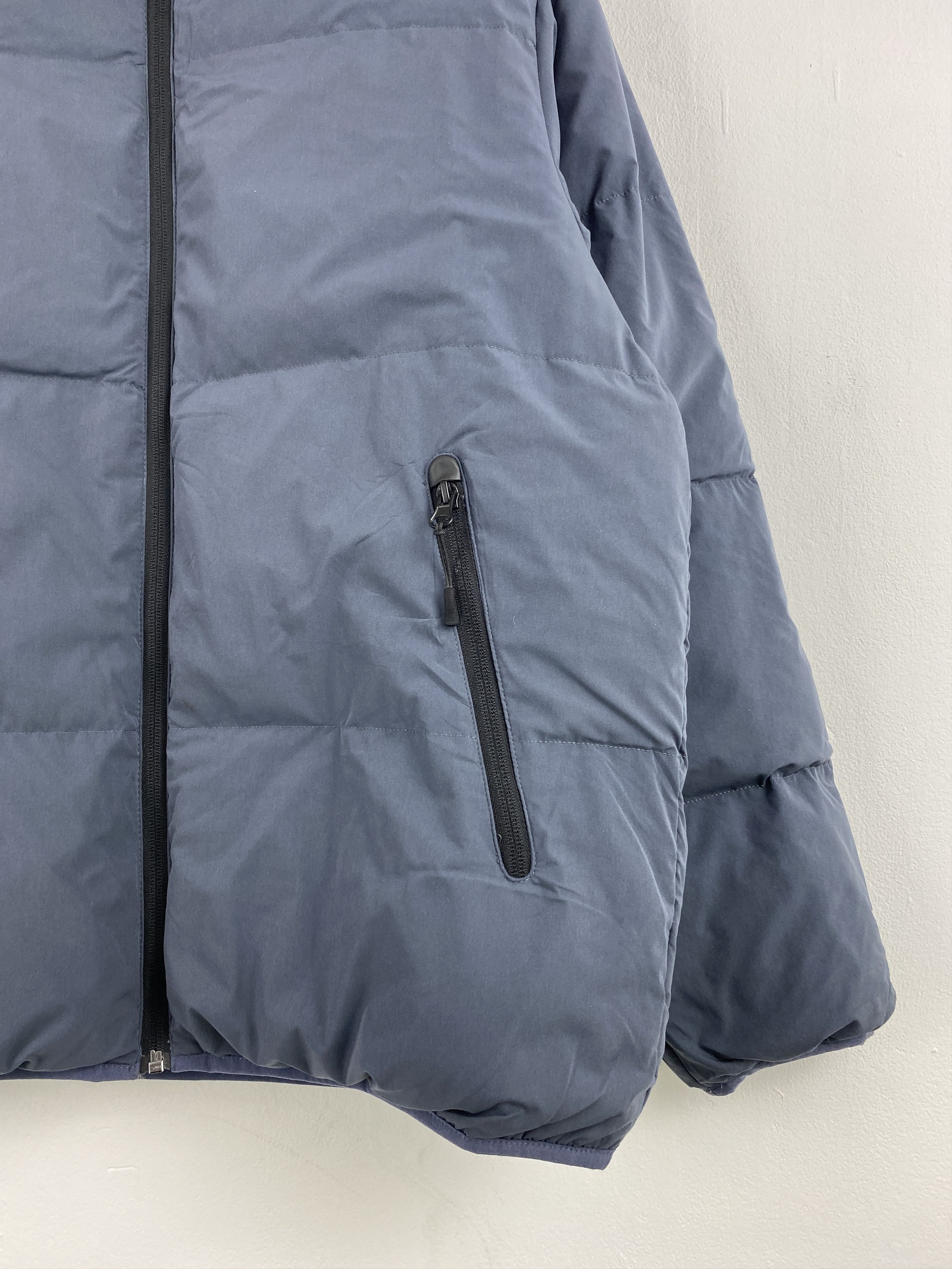 GU Vintage Japanese Brand GU Zipper Ups Puffer Jacket JA0090 Size US L / EU 52-54 / 3 - 8 Thumbnail