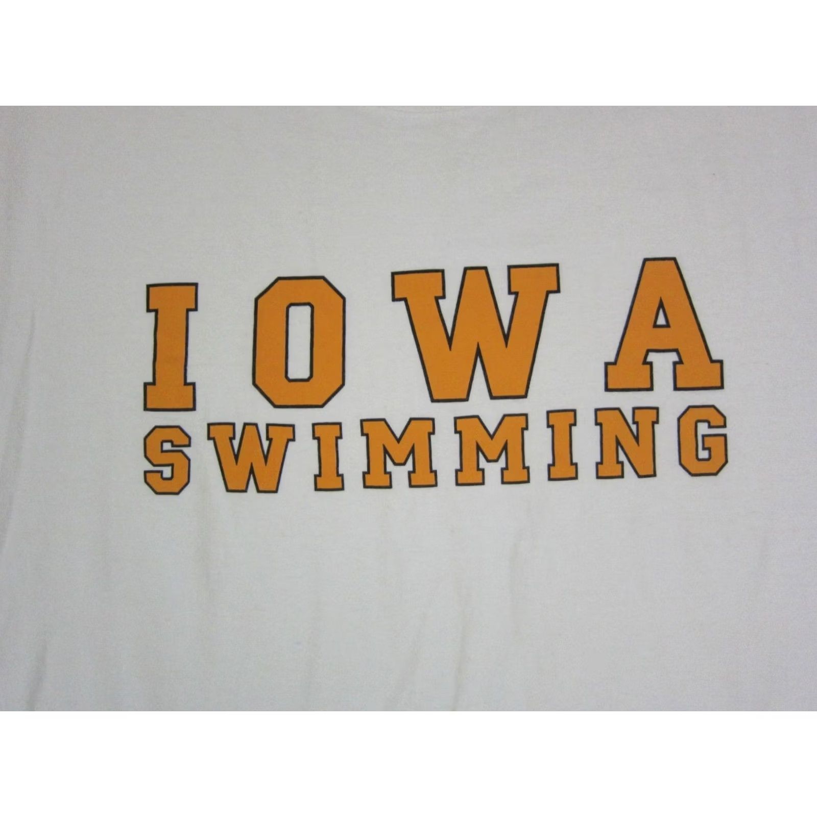 Vintage VINTAGE Iowa Hawkeyes Shirt Mens XL White Swimming Made in USA 90s Size US XL / EU 56 / 4 - 2 Thumbnail