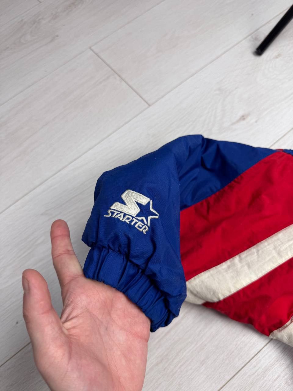 NHL Vintage 90s NHL Starter New York Rangers Half Zip Jacket Size US L / EU 52-54 / 3 - 14 Thumbnail