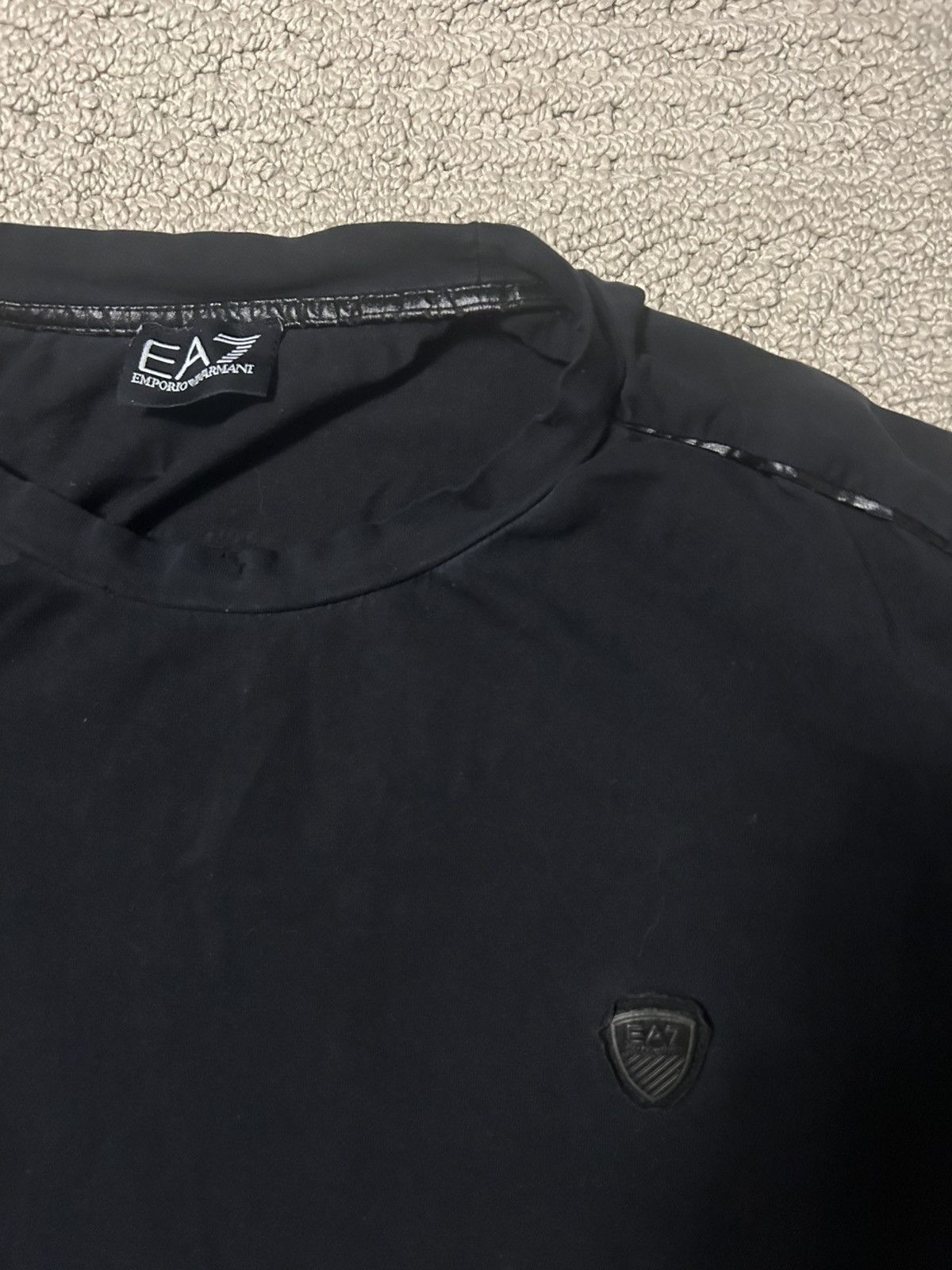 Emporio Armani Emporio Armani Textured Tee Size US M / EU 48-50 / 2 - 1 Thumbnail