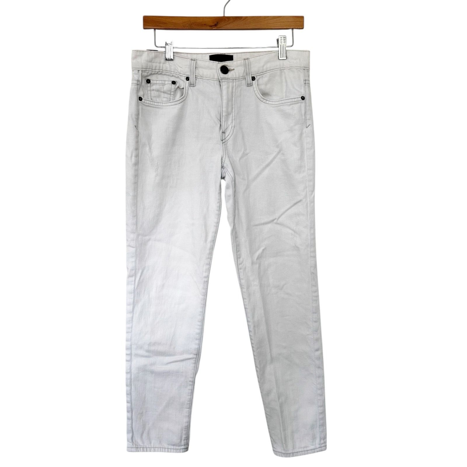 Vince Vince White Relaxed Jeans Sz 27 Size 27" / US 4 / IT 40 - 1 Thumbnail