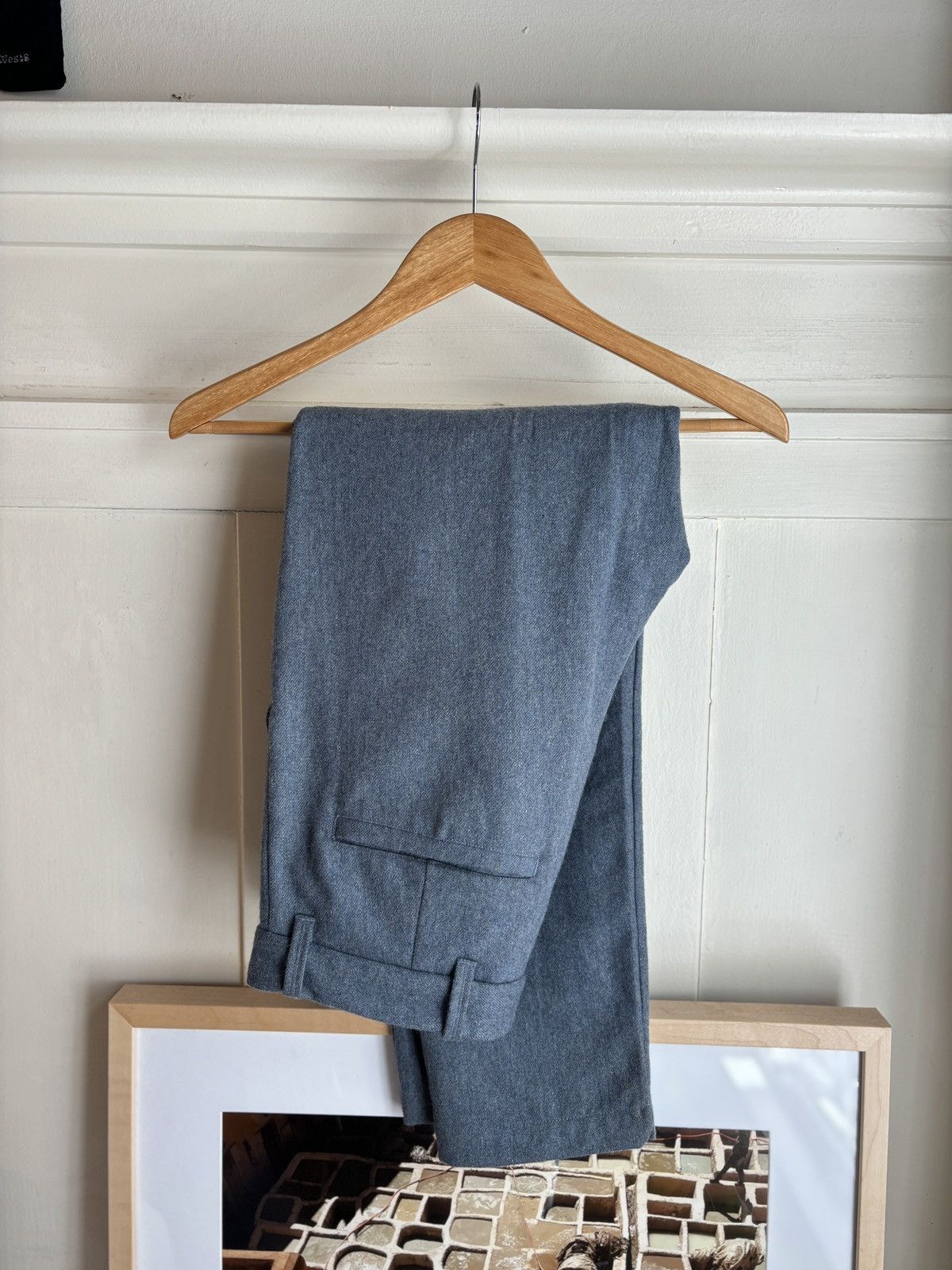 18 East Osman Suit - CADET BLUE HANDWOVEN Size 42R - 9 Thumbnail