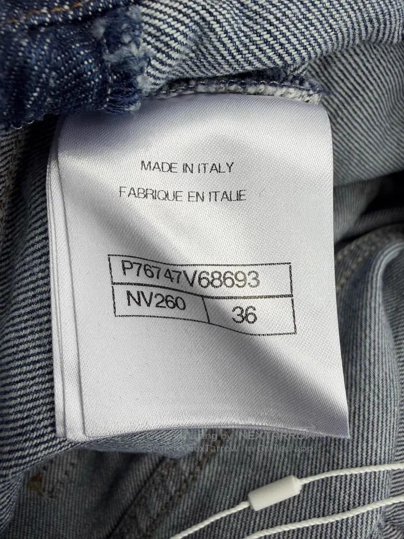 Chanel Chanel Blue high-waisted long double-c wide-leg jeans Size 24" / US 00 / IT 34 - 5 Thumbnail