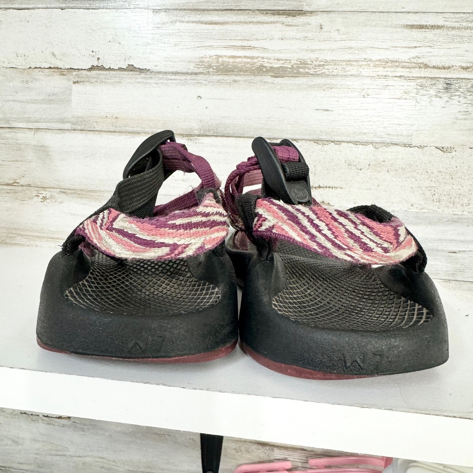 Chaco Chaco Hiking Sandals, Narrow Straps, Pink/Purple, Size 7 Size US 7 / IT 37 - 2 Thumbnail