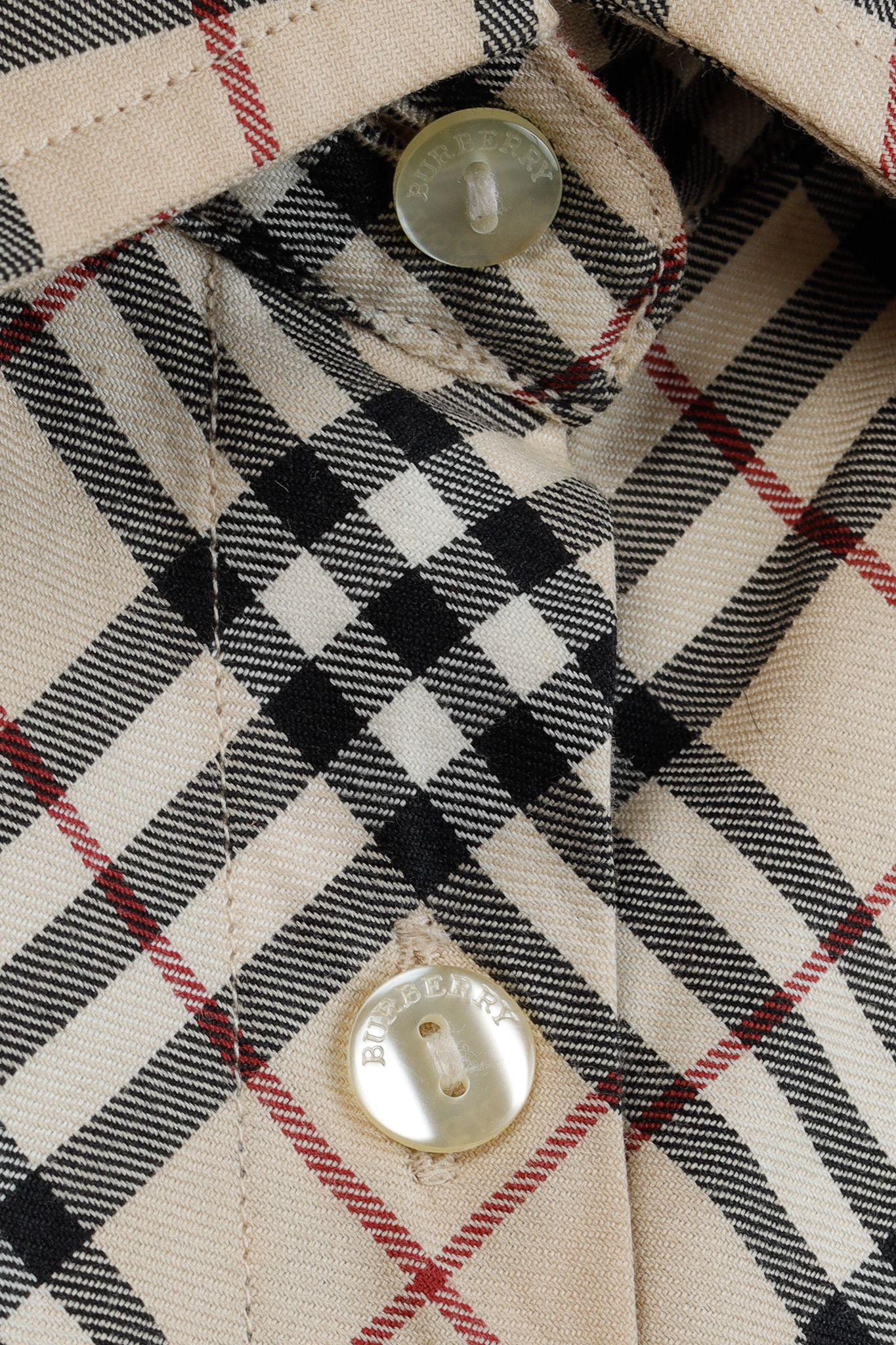 Burberry Burberry Nova Check Cotton Buttoned Shirt Size L / US 10 / IT 46 - 9 Thumbnail